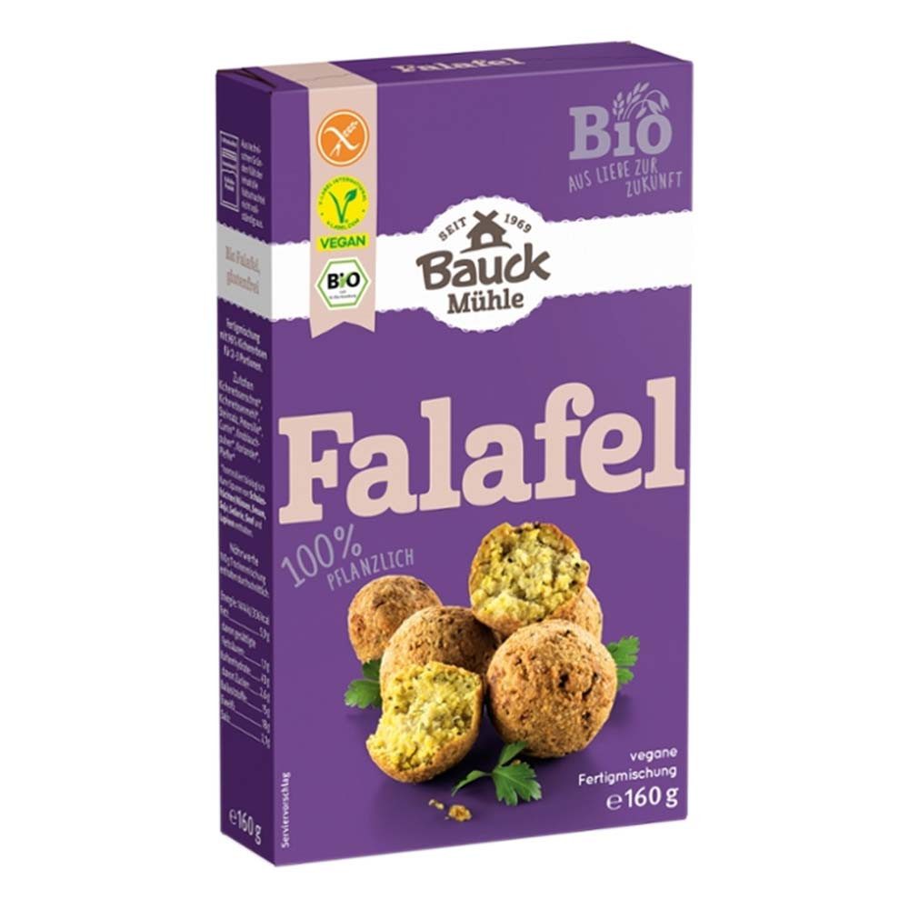 Bauck Mühle Fertiggericht Falafel Fertigmischung - 100% pflanzlich 160g