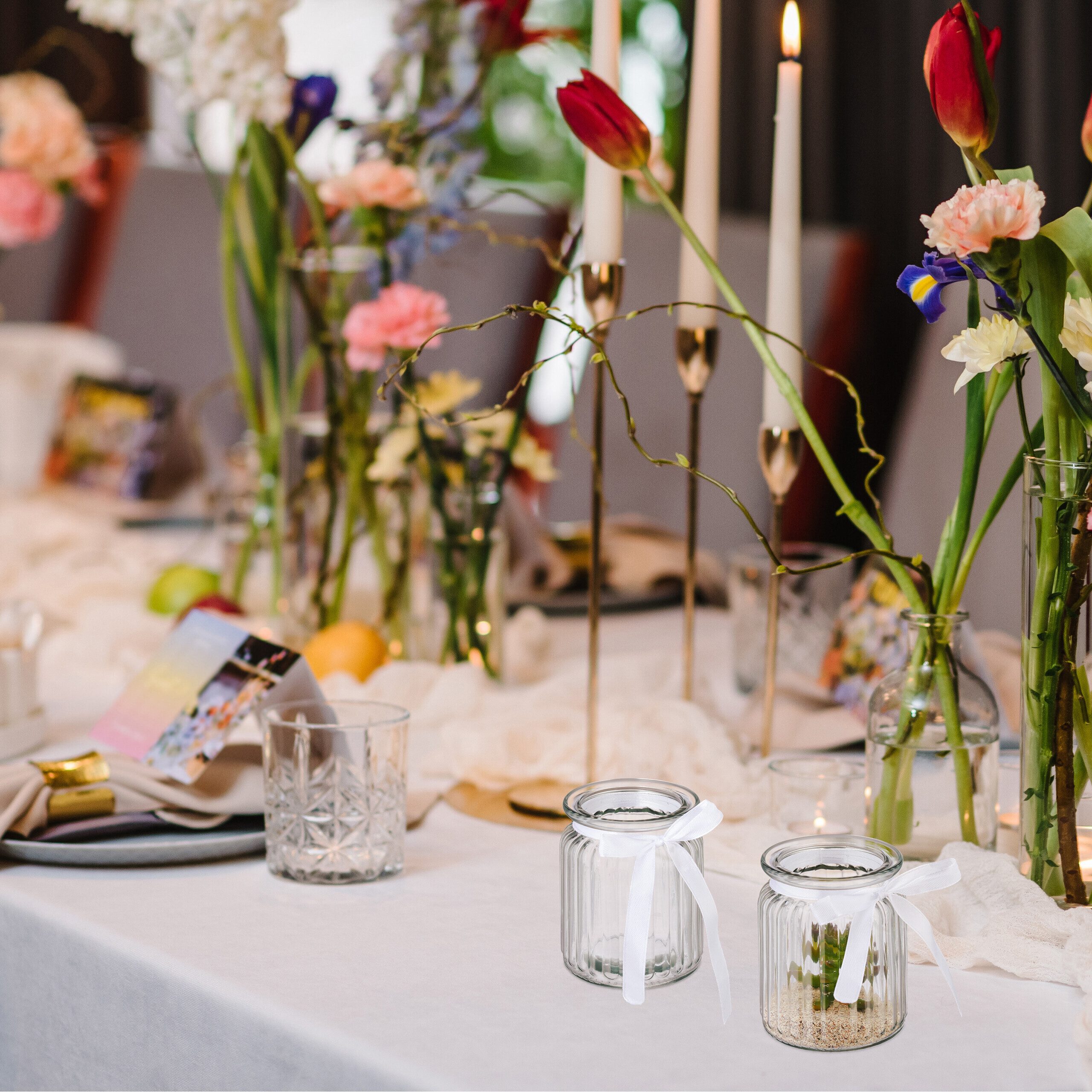 relaxdays Windlicht Transparentes Windlicht im 12er Set günstig online kaufen