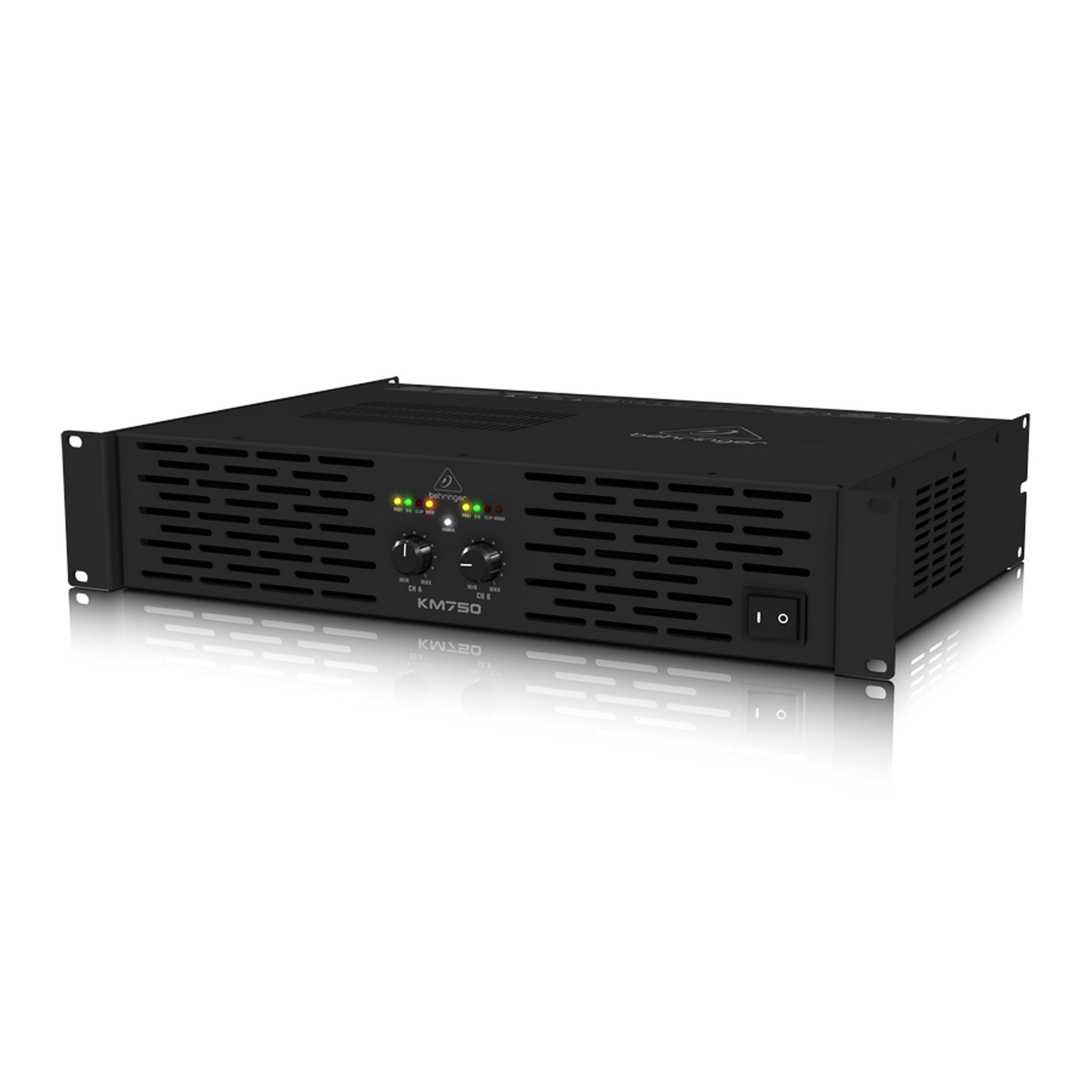 Behringer Endverstärker (KM 750 750W Stereo Power Amplifier - 2-Kanal Endstufe)
