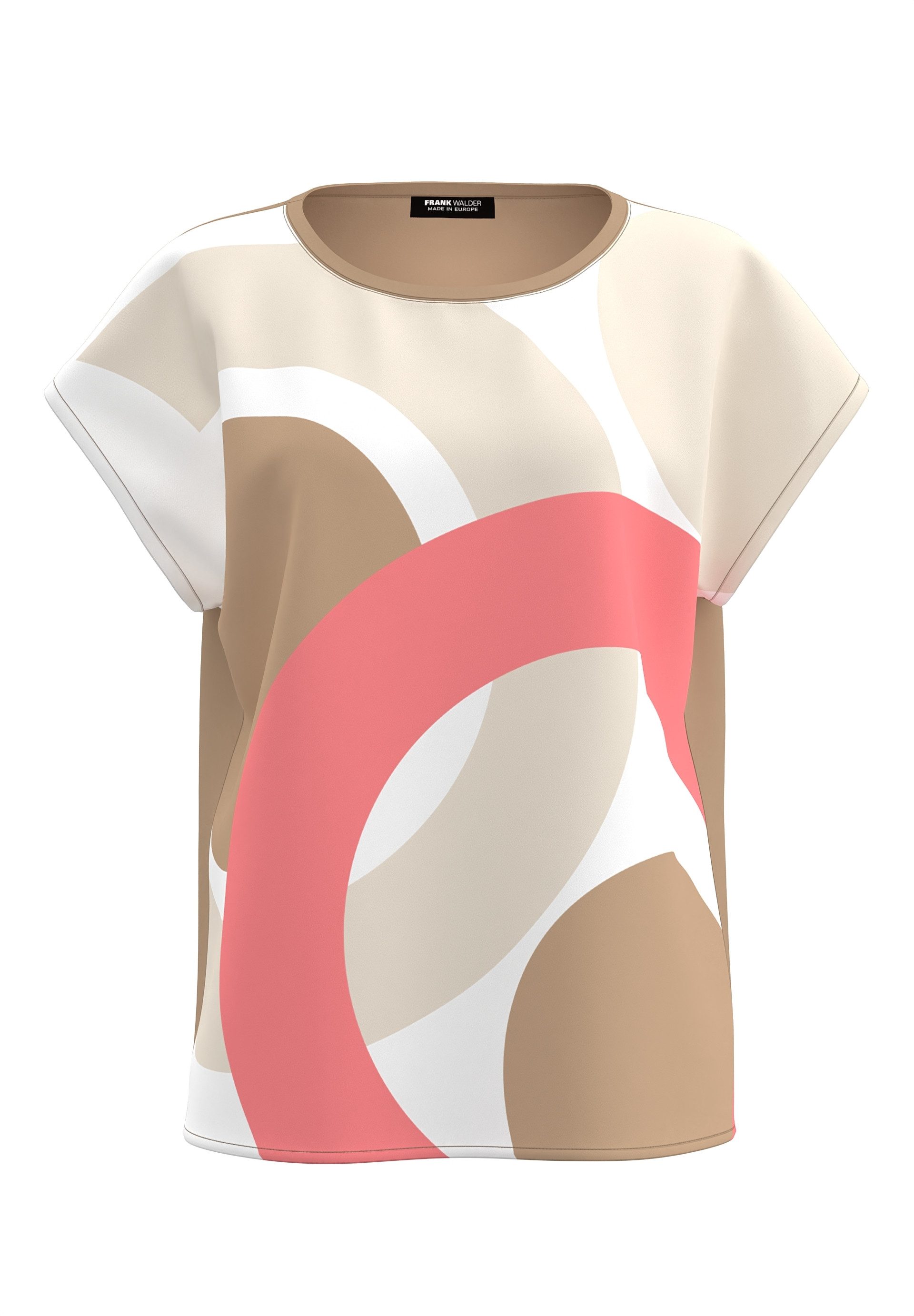 FRANK WALDER Blusenshirt mit grafischem Design