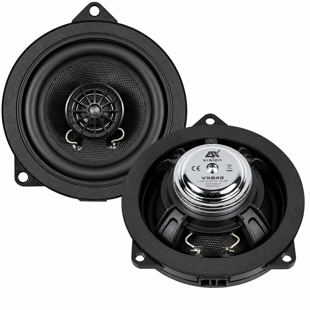 ESX VXB42 10 cm (4) Koax-System viele BMW E/F/G und MINI R/F Modelle Auto-Lautsprecher