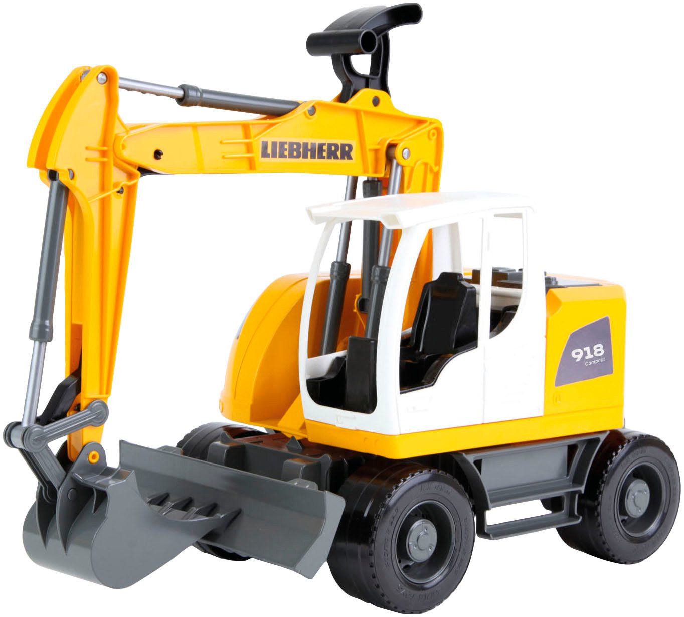 Lena® Spielzeug-Bagger Worxx, Liebherr Compact A918 Litronic, Made in Europe