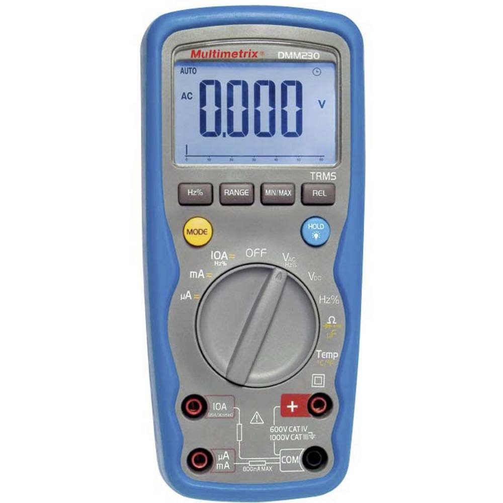 Multimetrix Multimeter Hand-Multimeter, Wasserdicht (IP67)