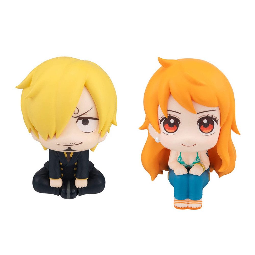 Actionfigur One Piece Look Up PVC Statuen Nami & Sanji 11 cm (with gift)