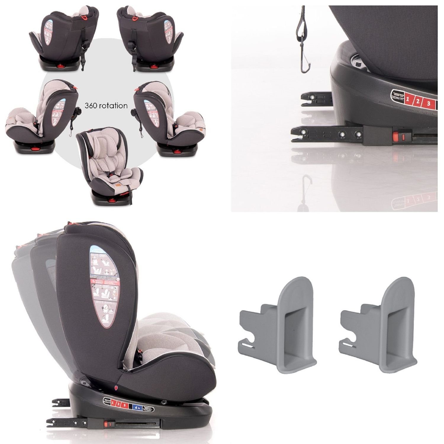 Isofix, 36 Nebula Kindersitz kg, verstellbar, Gruppe Lorelli 0+/1/2/3, drehbar Autokindersitz kg) blau bis: (0-36