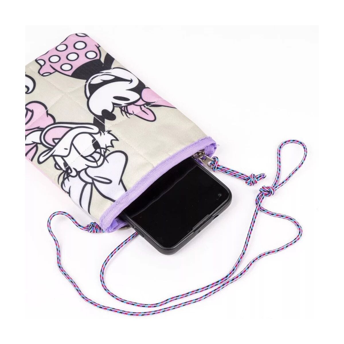 Disney Umhängetasche Disney Minnie Daisy Handytasche, Seitentasche 18 cm