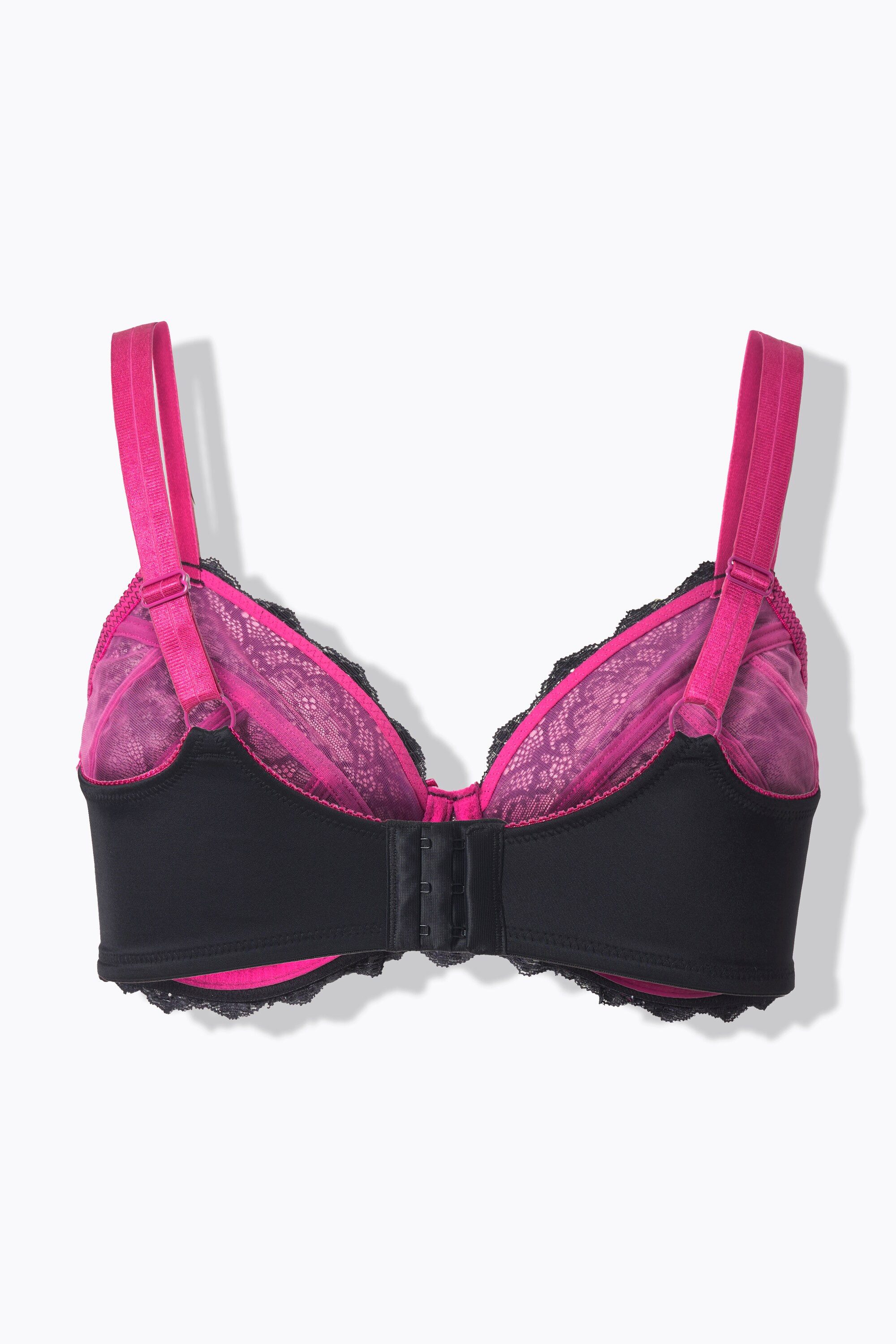 Ulla Popken Bügel-BH TruYou Bügel-BH Spitze Zierbänder