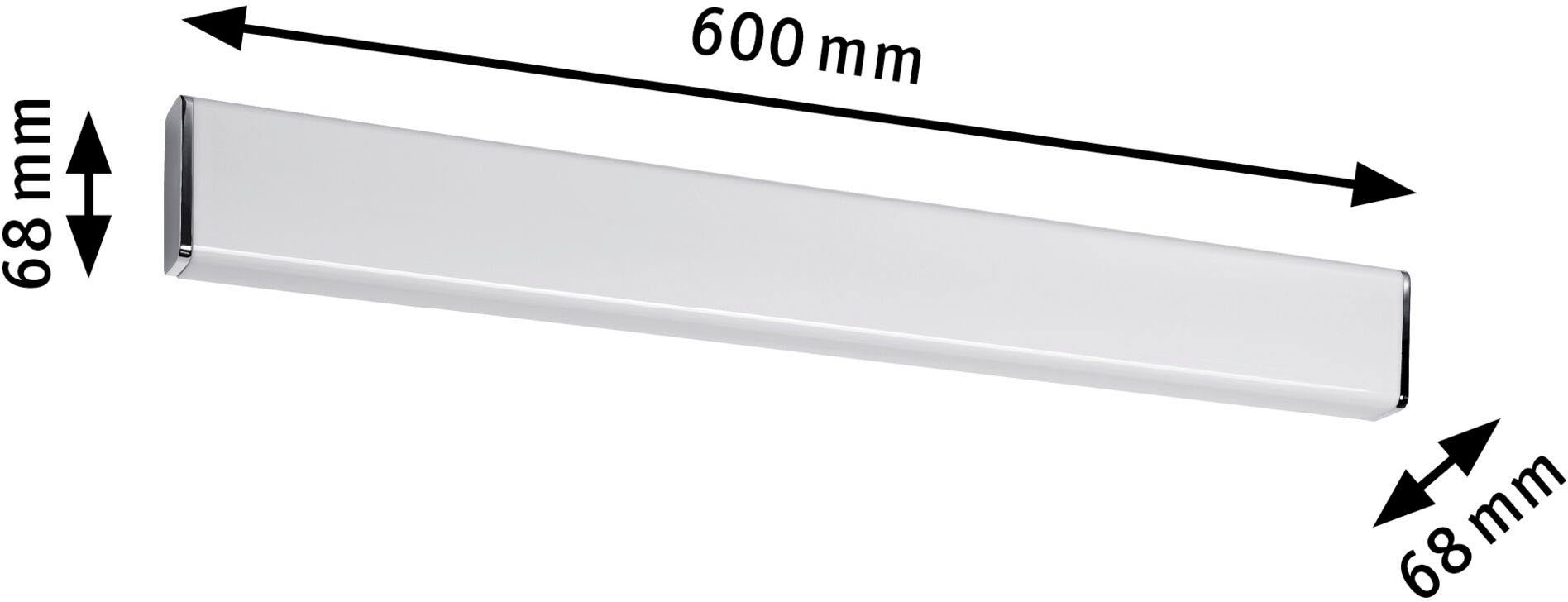 LED integriert, LED Wandleuchte Nembus, Paulmann Warmweiß fest