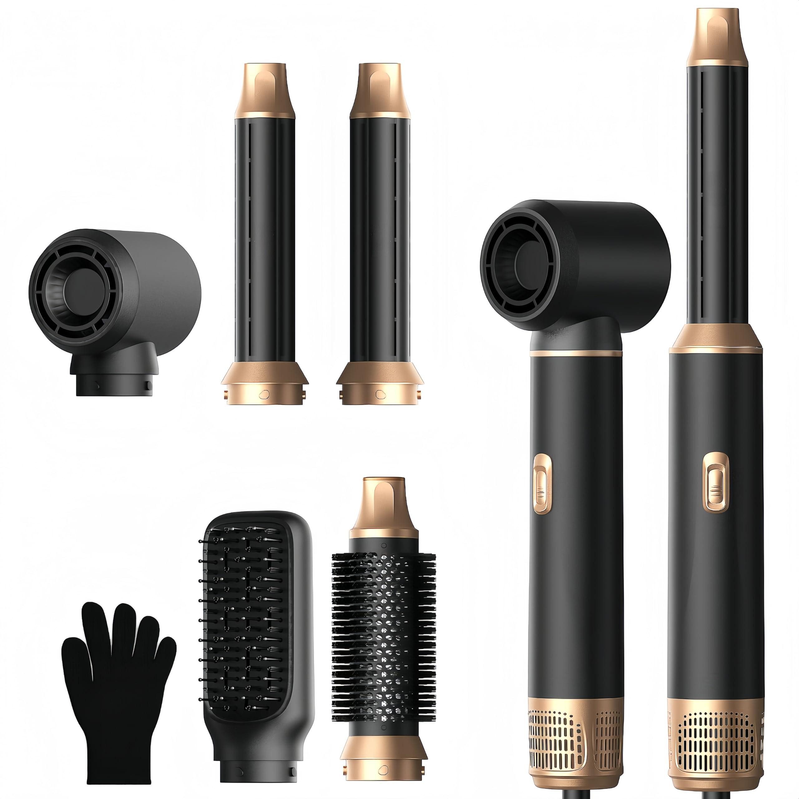 AIBISTAR Multihaarstyler 5-in-1 Hairstyler, Haarstyling Set, Lockenstab, Multi-Hairstyler Set, Haartrockner,2 Luftlockenstäbe,3 Temperatur- & Geschwindigkeitsstufen