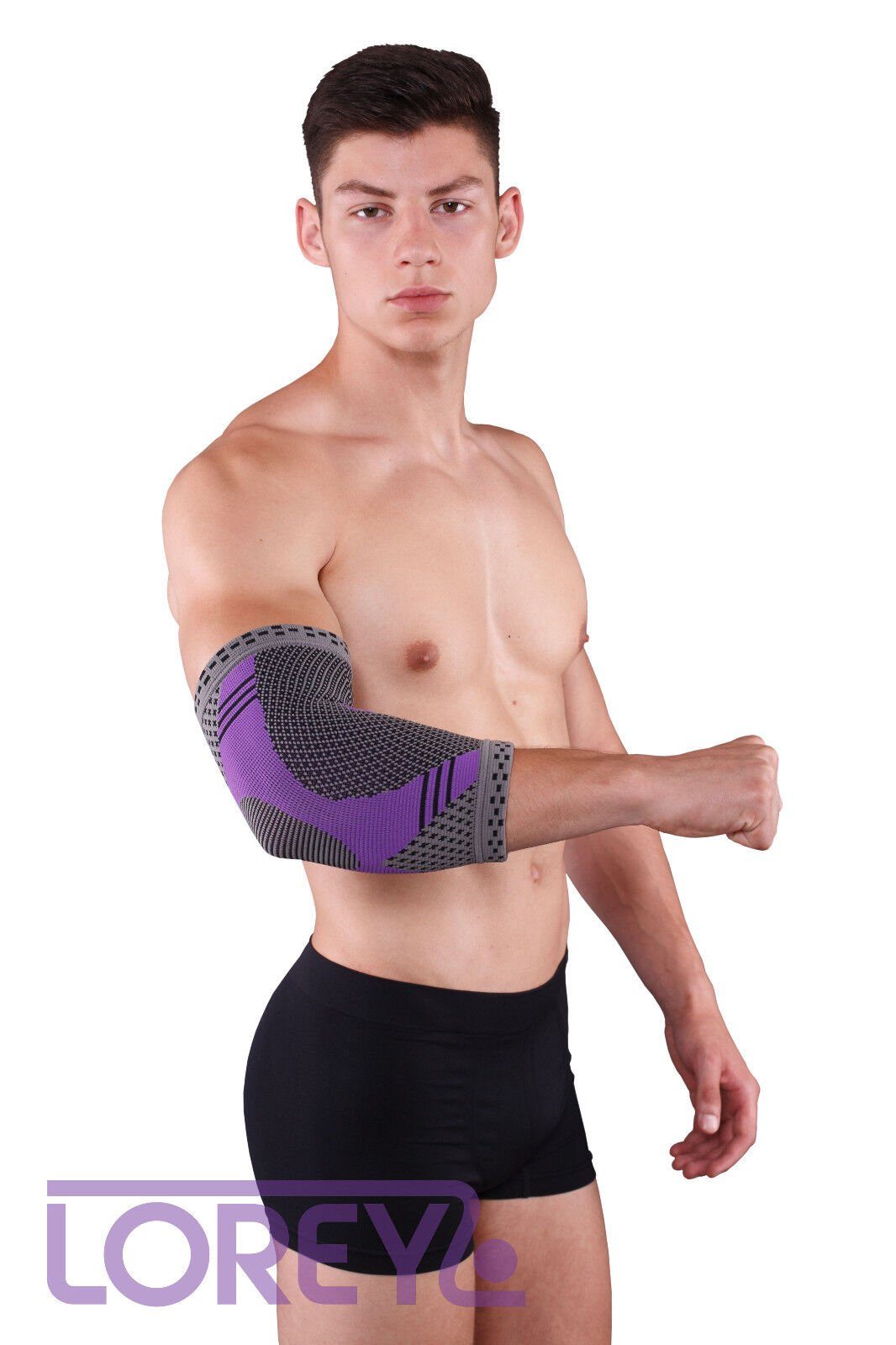 Lorey Medtec Ellenbogenbandage EL57001 Ellenbogenstütze aus Hochleistungs-Polyamid-Fasern