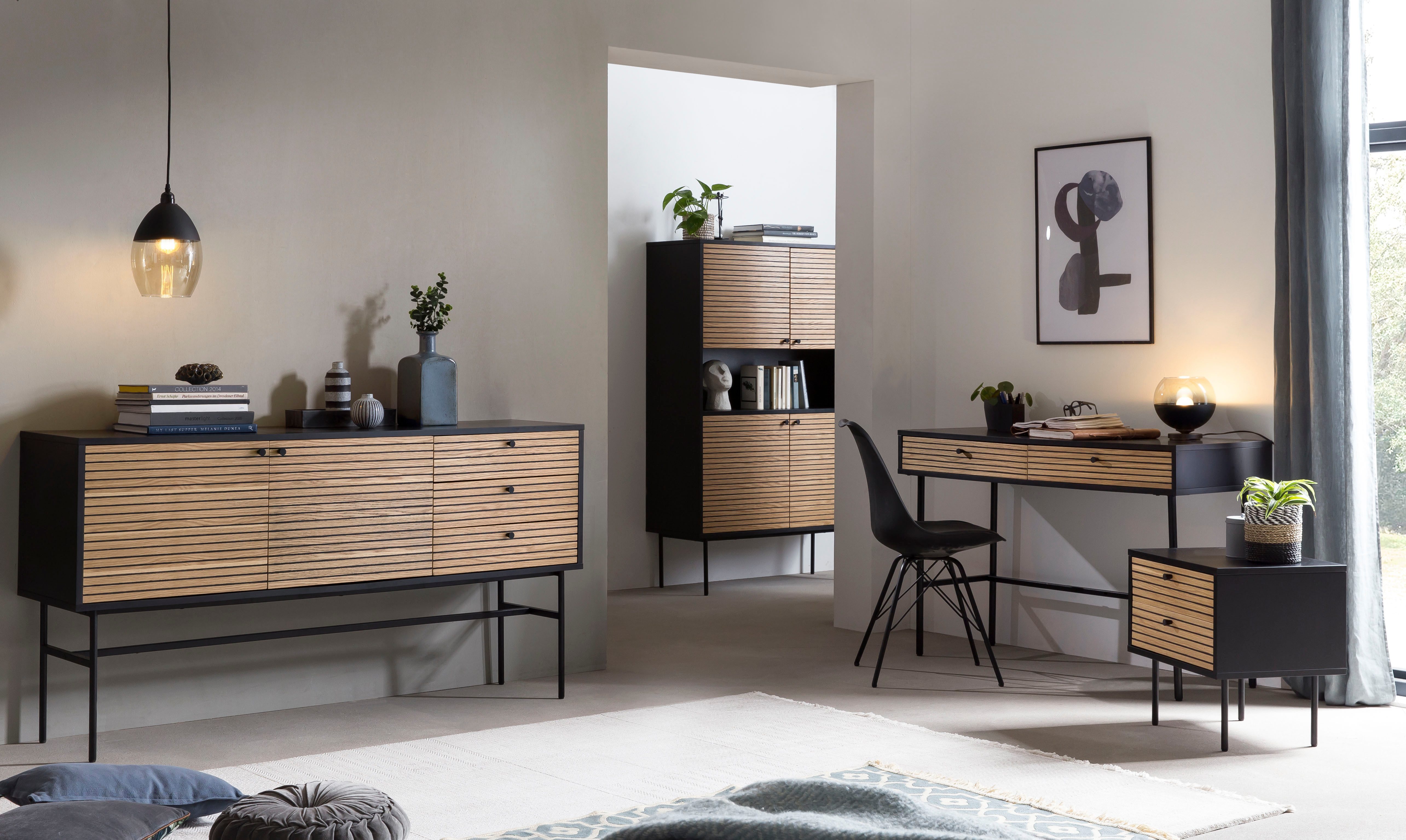 SalesFever Nachtkommode Torsby Charmanter Nachtisch, Ästhetik trifft Funktion im Scandi Design