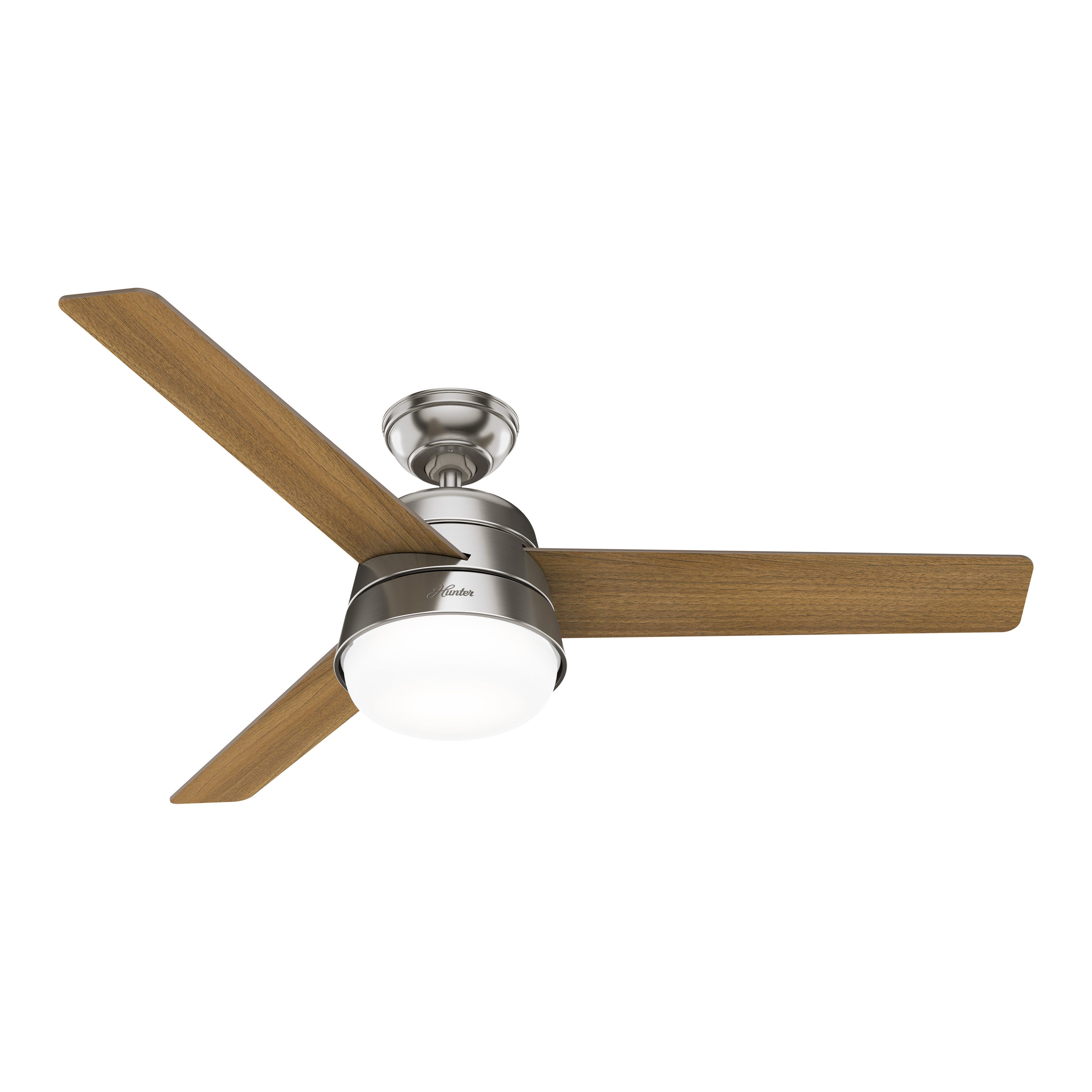 Hunter Deckenventilator Deckenventilator Finley L Nickel mit Licht & Fernbedienung