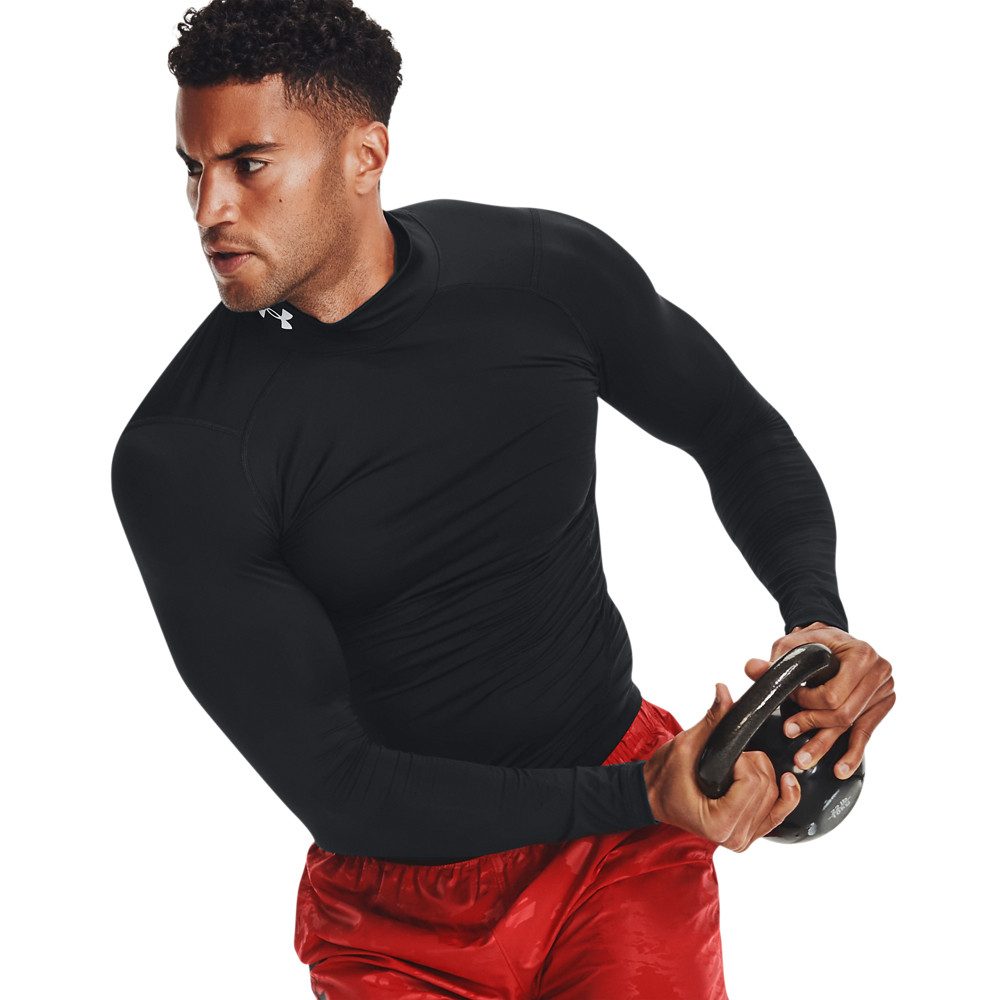 Under Armour® Trainingsshirt HeatGear® Mock Langarm-Oberteil günstig online kaufen