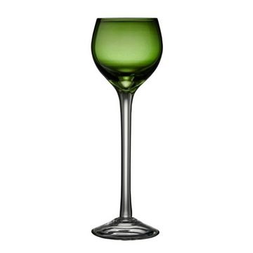 LYNGBY-GLAS Schnapsglas Lyngby Schnaps-Gläser bunt 6-fach sortiert, Glas