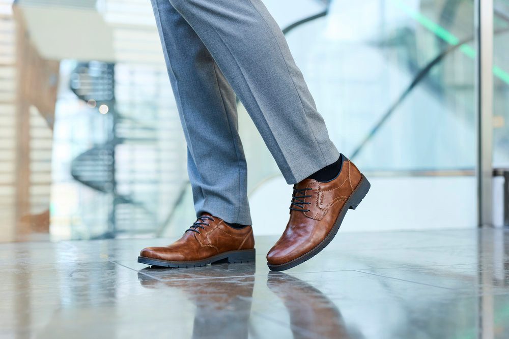 Rieker Schnürschuh Halbschuh, Business-Schnürer, Anzugschuh mit Blockabsatz
