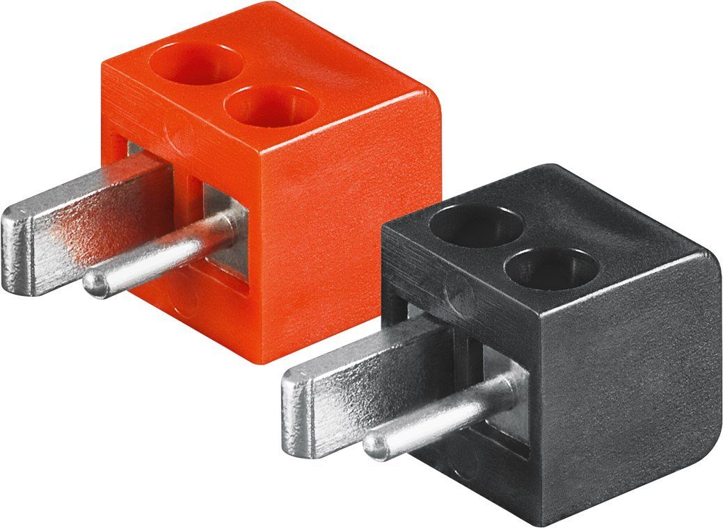 Goobay Goobay Lautsprecherstecker-Set - mit Schraubanschluss, paarweise verp USB-Kabel