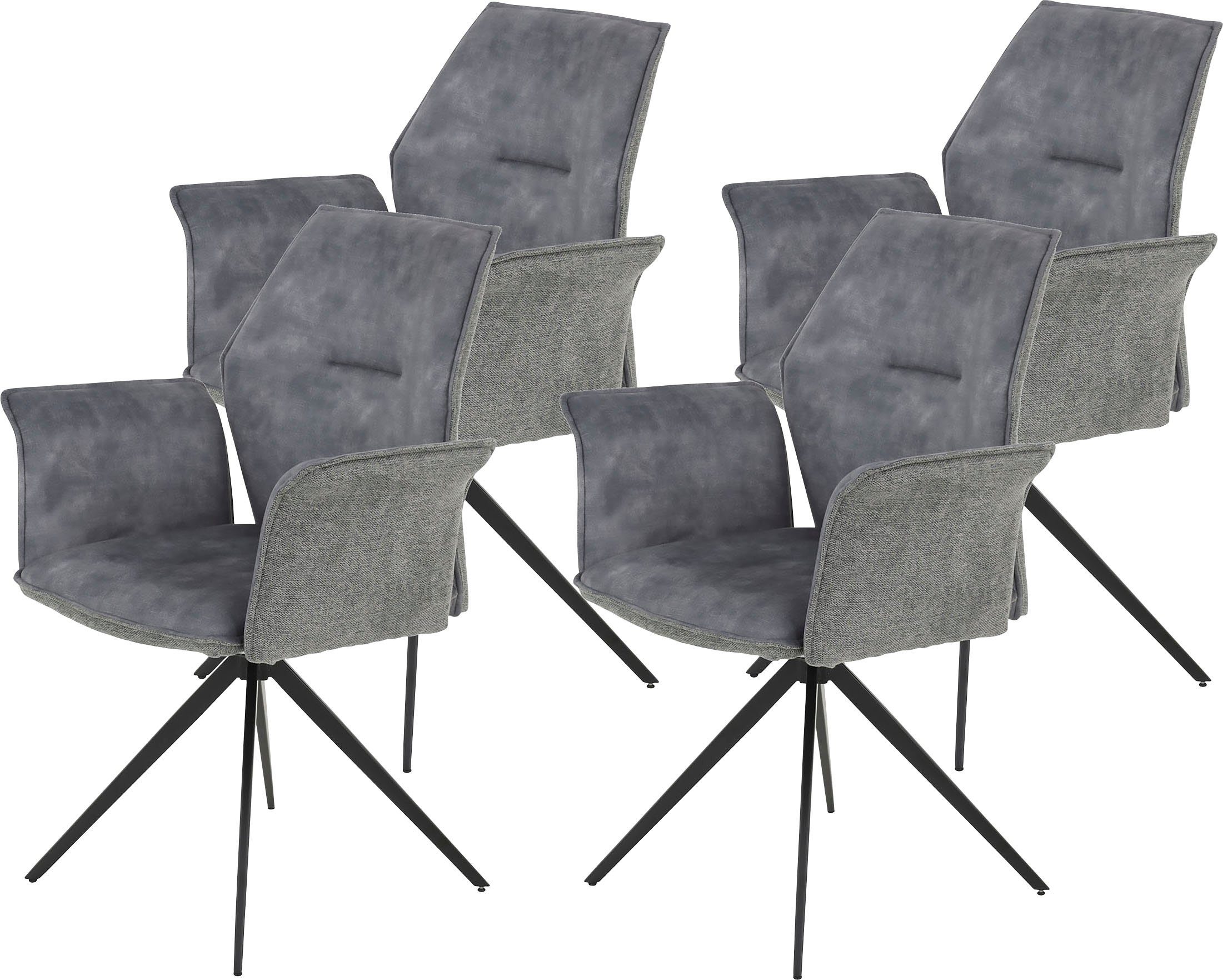 HELA Esszimmersessel SUSANNE (Set), Esszimmerstuhl, Drehstuhl, 1 oder 4 Stück