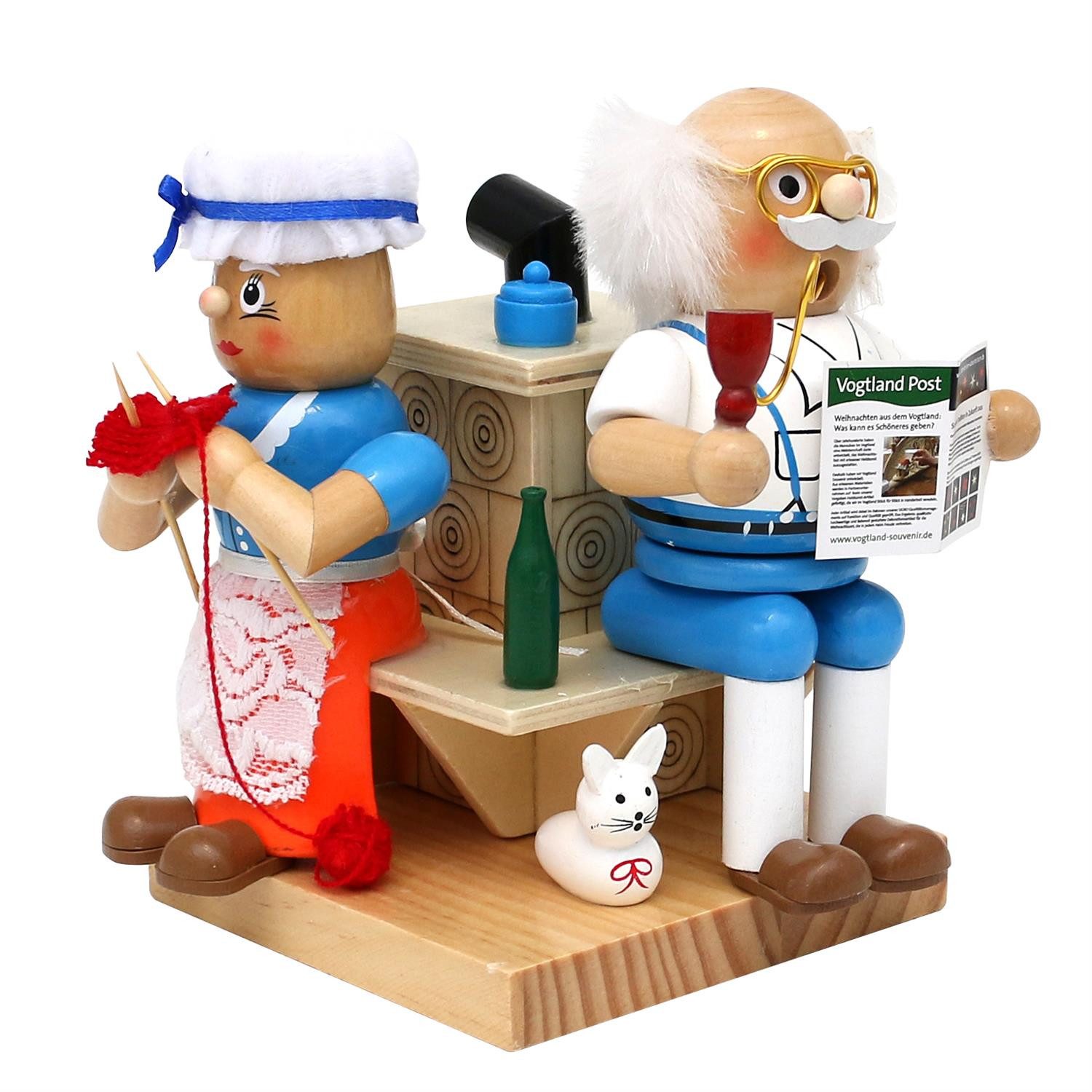 Dekohelden24 Räuchermännchen Holz Räucherfigur Oma und günstig online kaufen