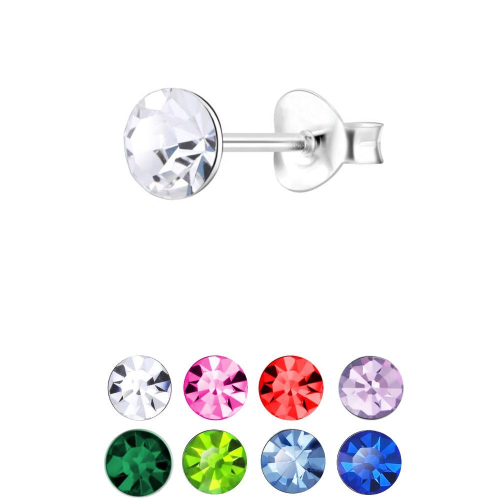 ALEXANDER YORK Ohrstecker-Set CRYSTAL, 8-tlg, 925 Sterling Silber günstig online kaufen