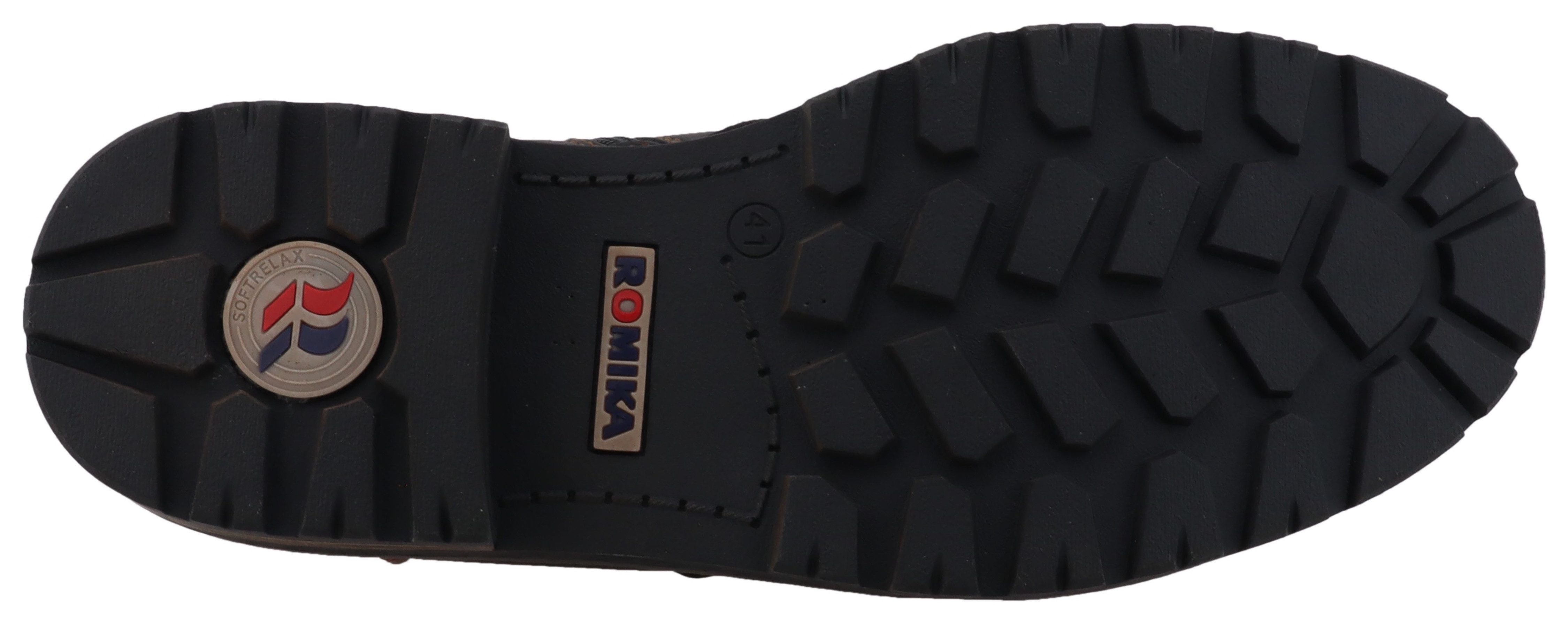 Romika Bikerboots Bikerboots, Stiefelette mit Reißverschluss