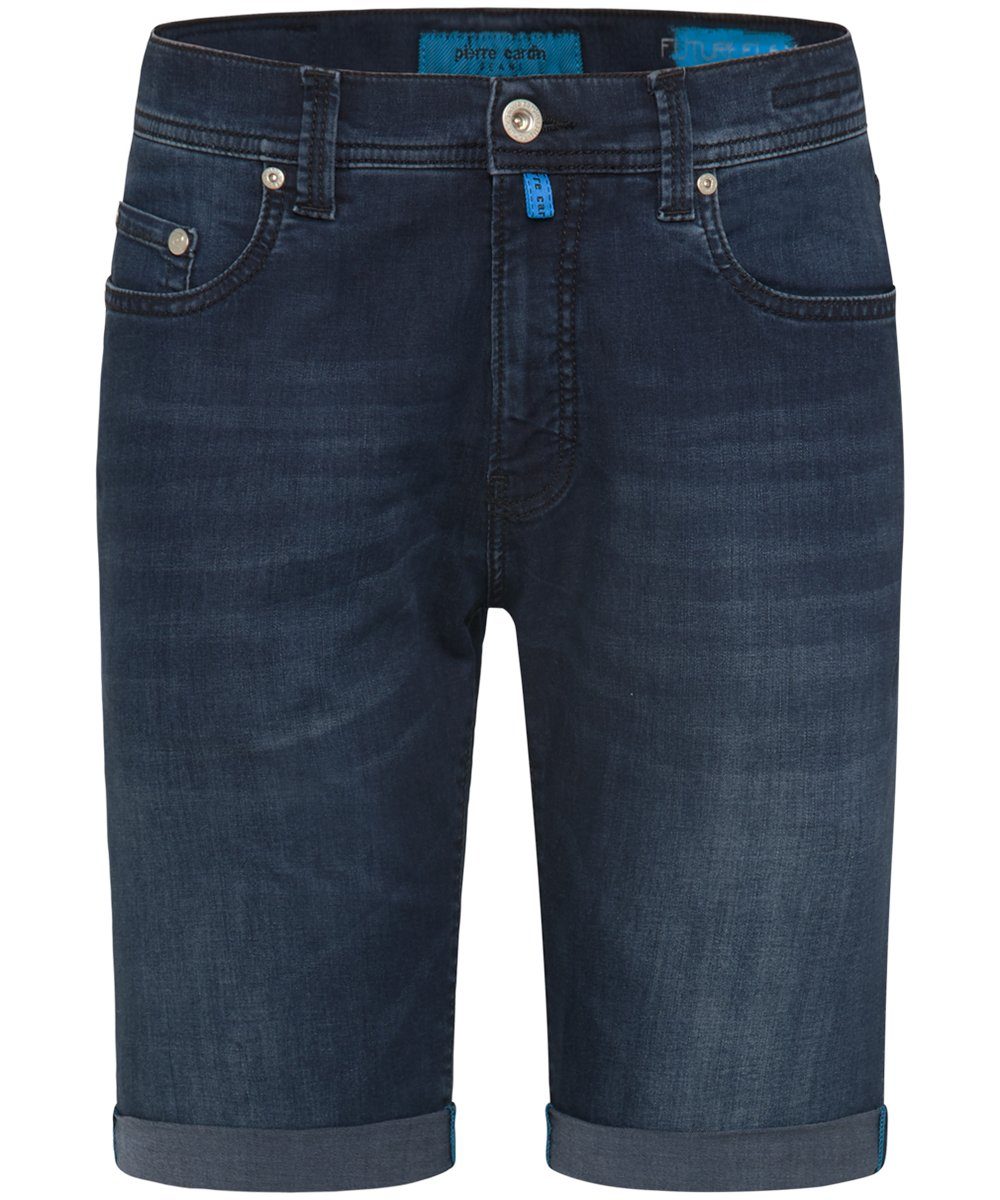 5-Pocket-Jeans SHORTS 3852 CARDIN FUTUREFLEX deep used LYON blue Cardin 8885.42 - PIERRE Pierre
