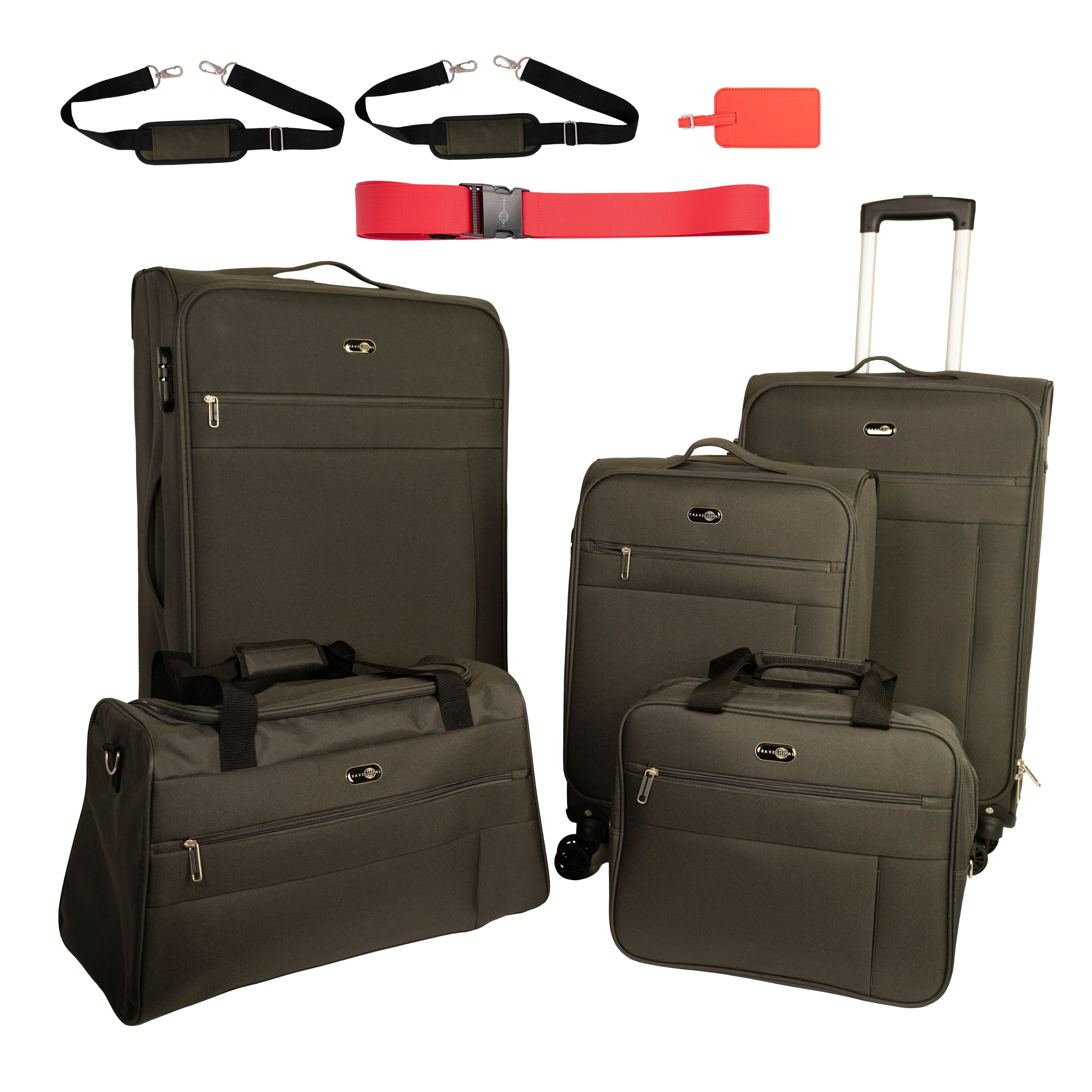 Travel Pal Trolleyset Reisegepäck Trolley-Set PALMA, 4 Rollen, (Set, 7 tlg) günstig online kaufen