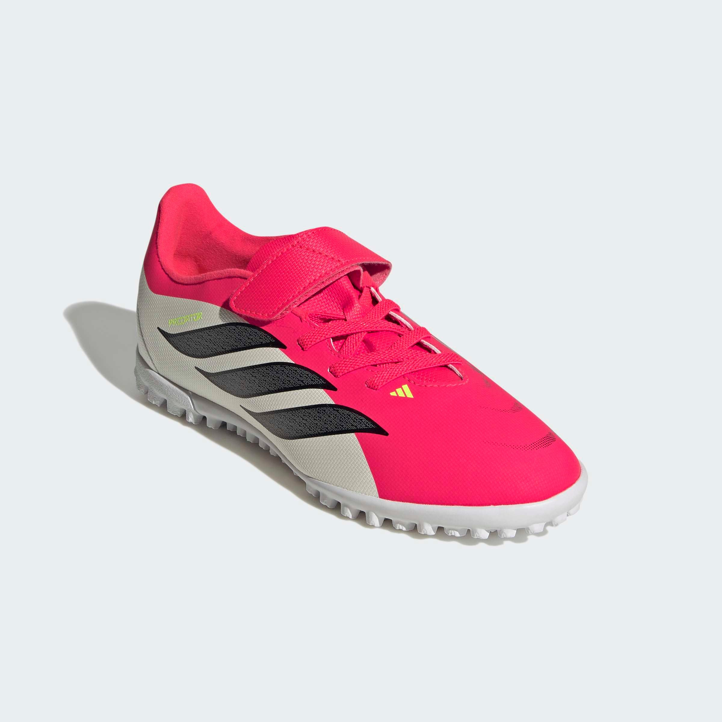 adidas Performance PREDATOR CLUB HOOK-AND-LOOP TURF KIDS Fußballschuh für Kunstrasen, Hart- und Aschenplätze, für Kinder & Jugendliche