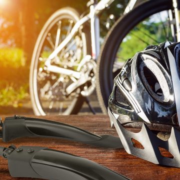 relaxdays Schutzblech Schutzblech Set für Fahrräder 24-28"
