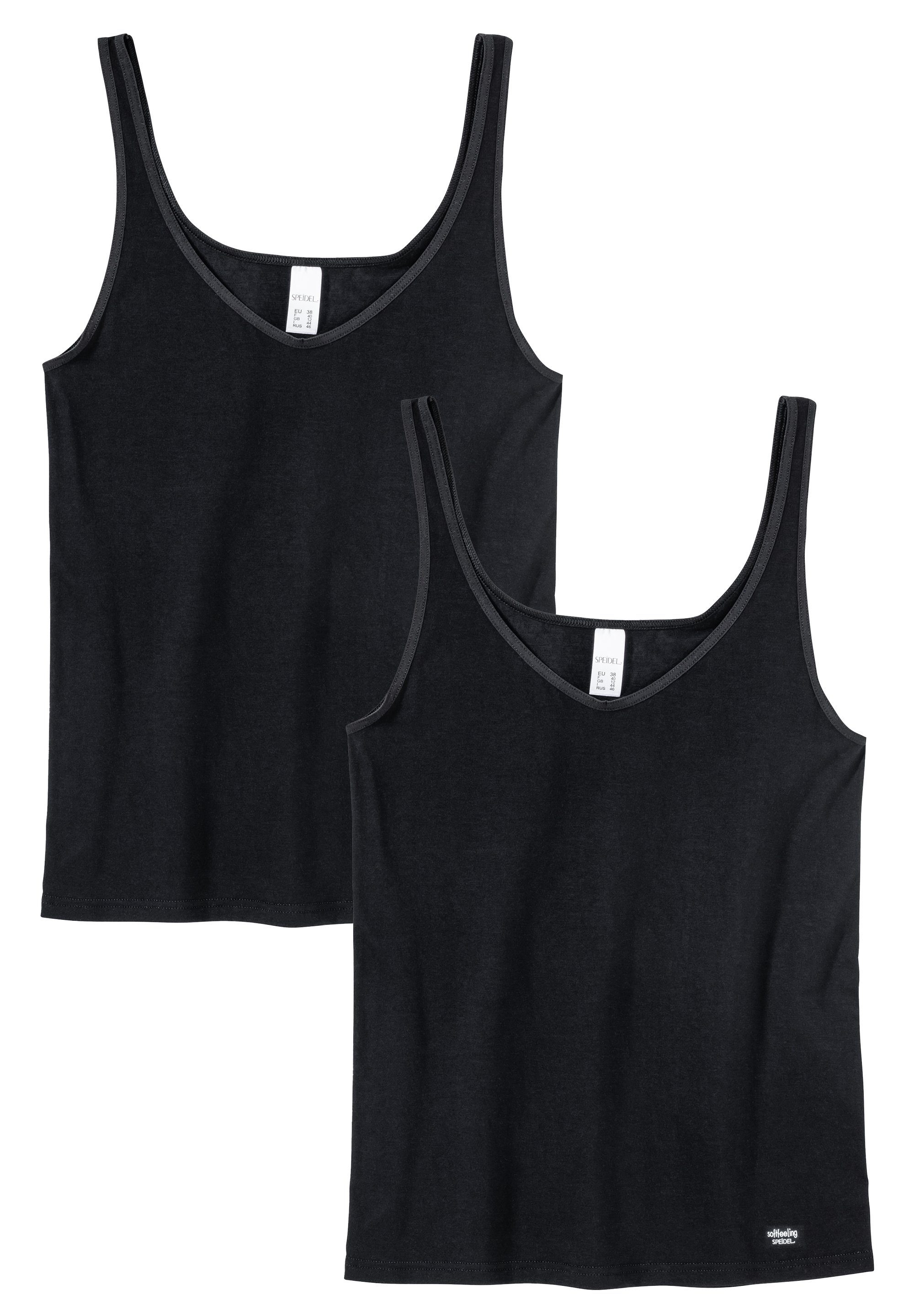 Speidel Softfeeling Tanktop Unterhemd black