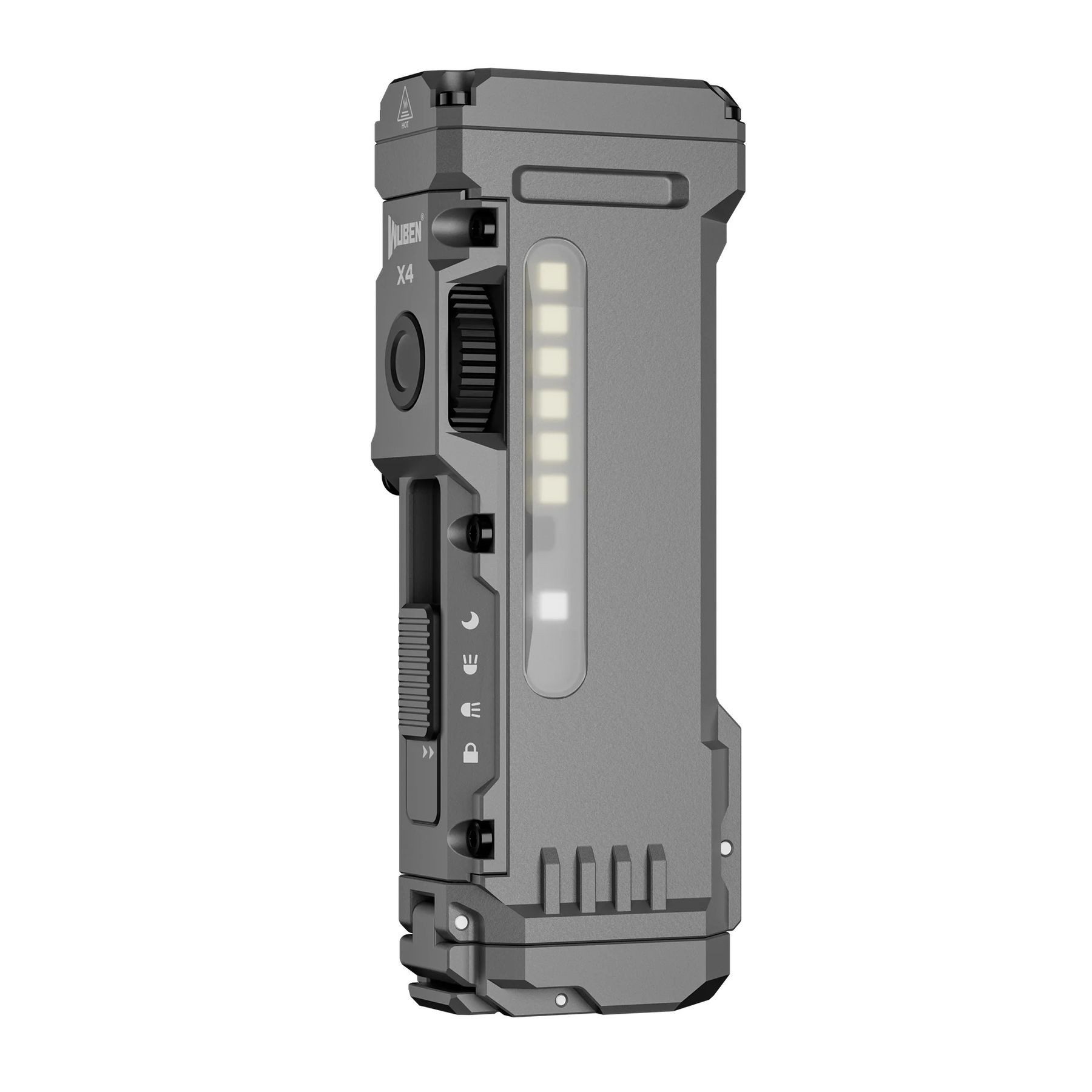 Wuben Handleuchte X4 18650 Pocket Size -Licht 1500 Lumens - Die Mini-Power für Alltag (1-St)