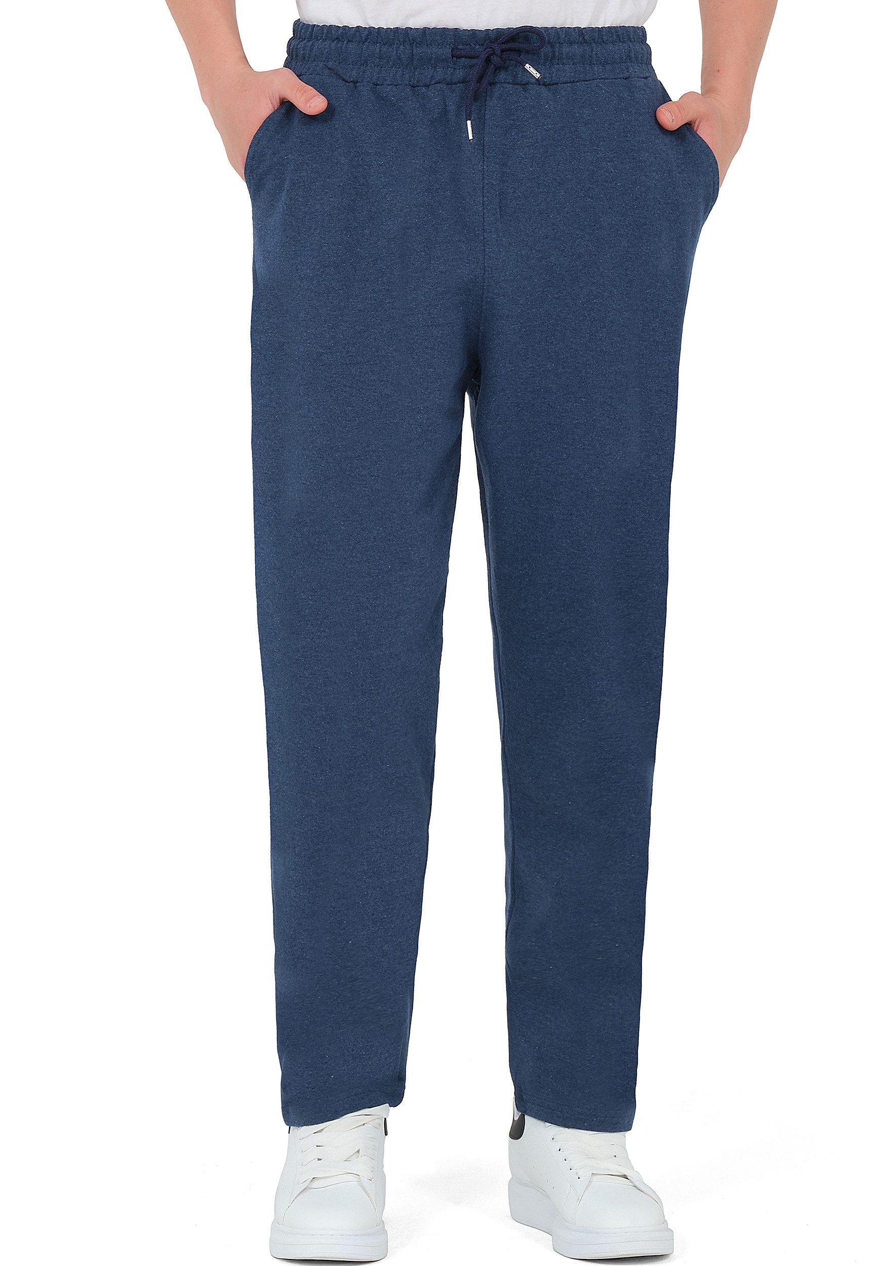 R-CAMP Jogginghose Herren Baumwolle Sporthose Freizeithose Jogger Laufhose Lang