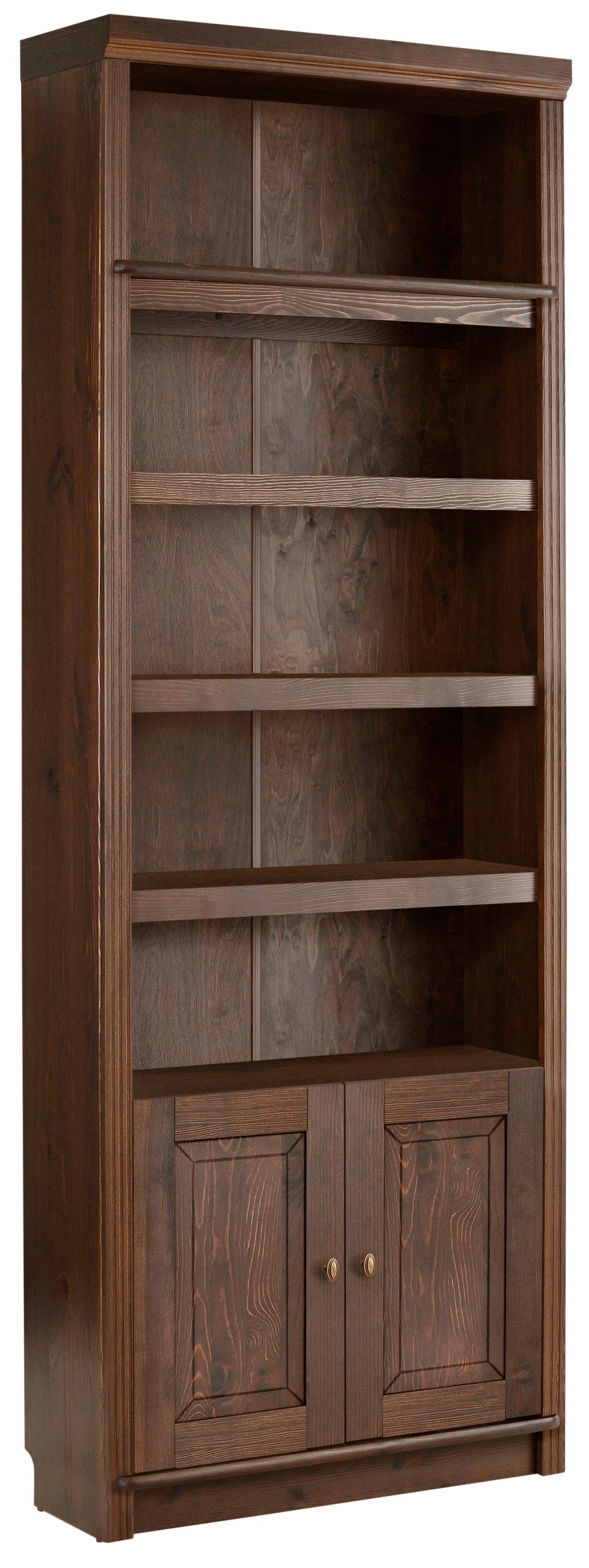Home affaire Bücherregal Soeren, aus massiver Kiefer, Höhe 220 cm, mit 2 Ho günstig online kaufen
