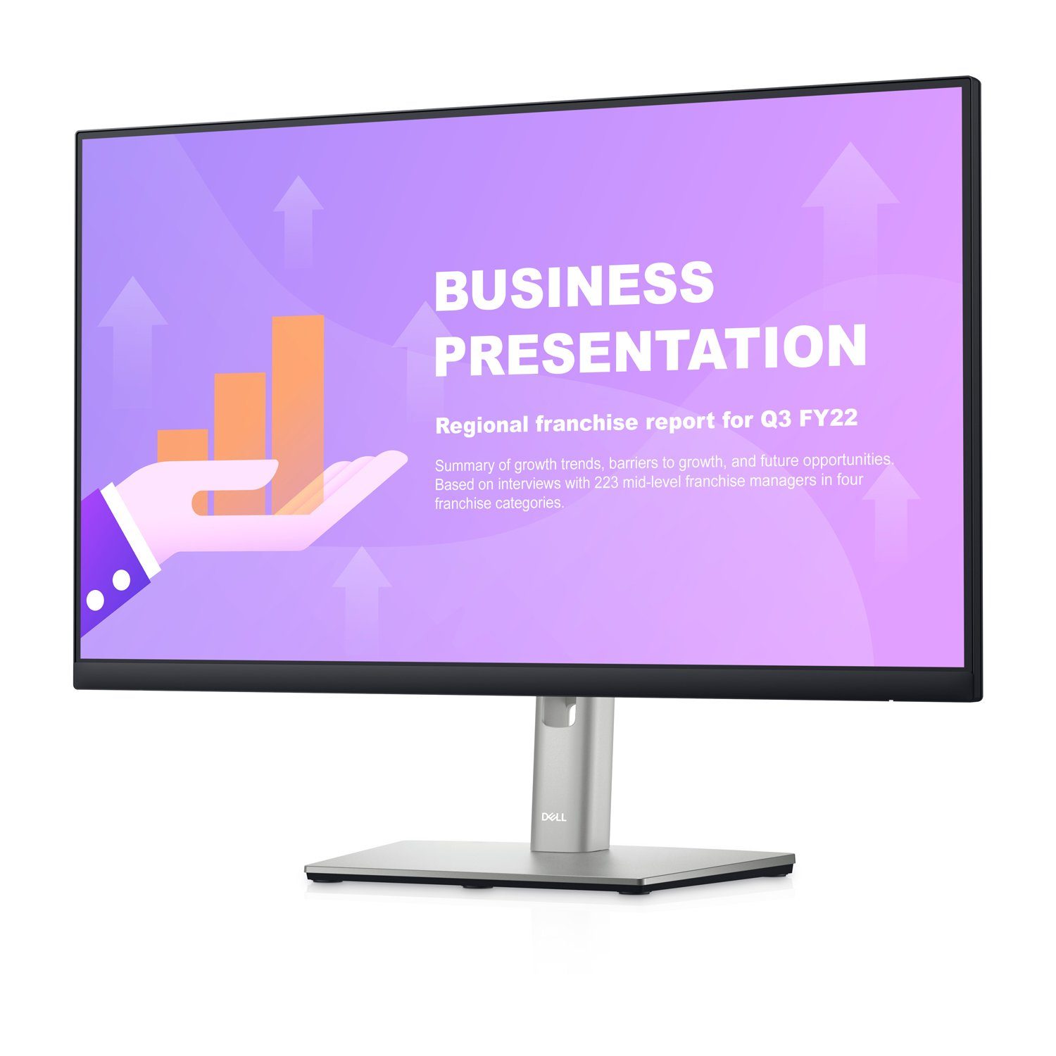 Dell P2422HE LED-Monitor (60.5 cm/24 ", 1920 x 1080 px, 8 ms Reaktionszeit, IPS, 16:9, Schwarz)