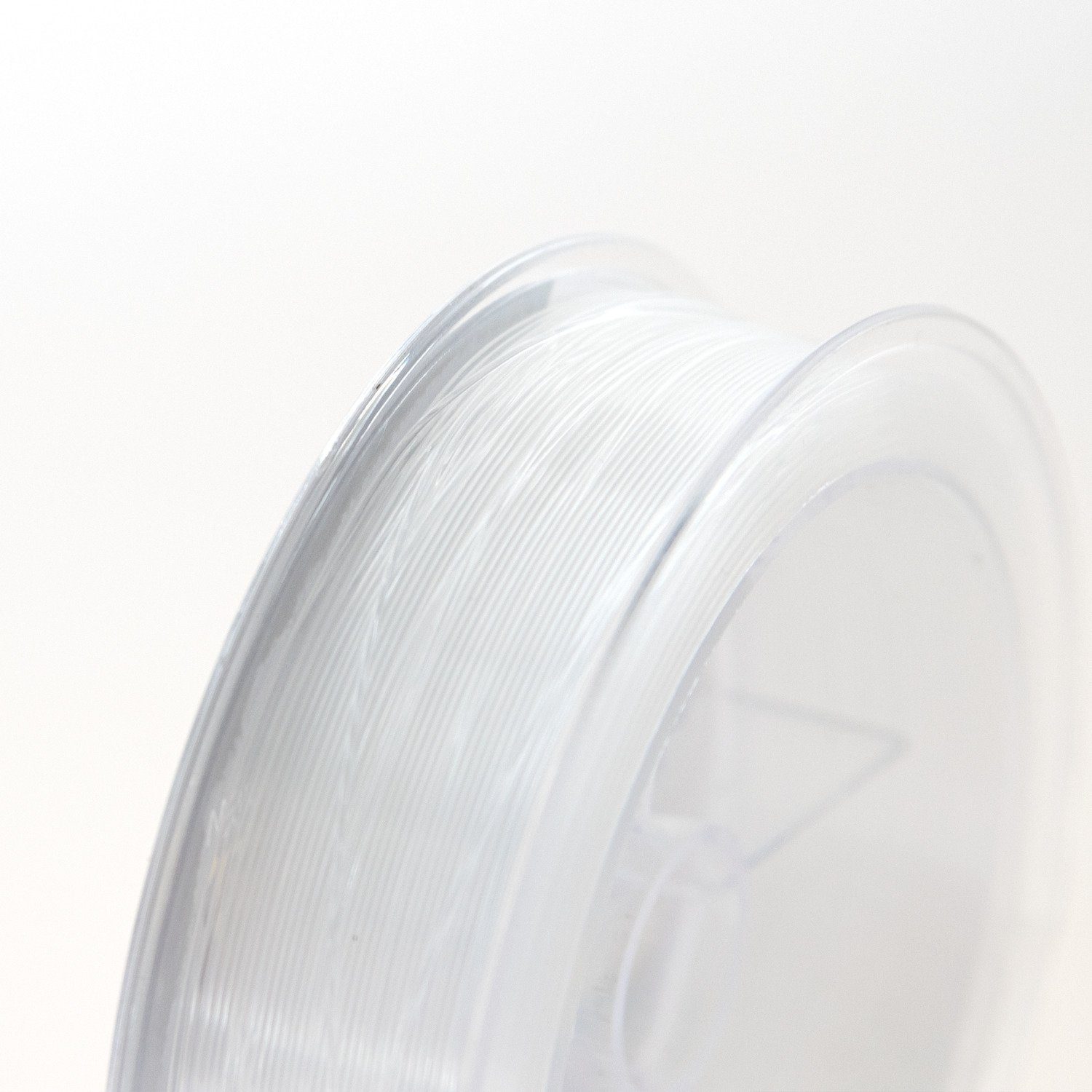Idena Fadenspule Idena 63136 - Transparenter Nylon-Faden auf Spule, unsichtbare Nylon-S