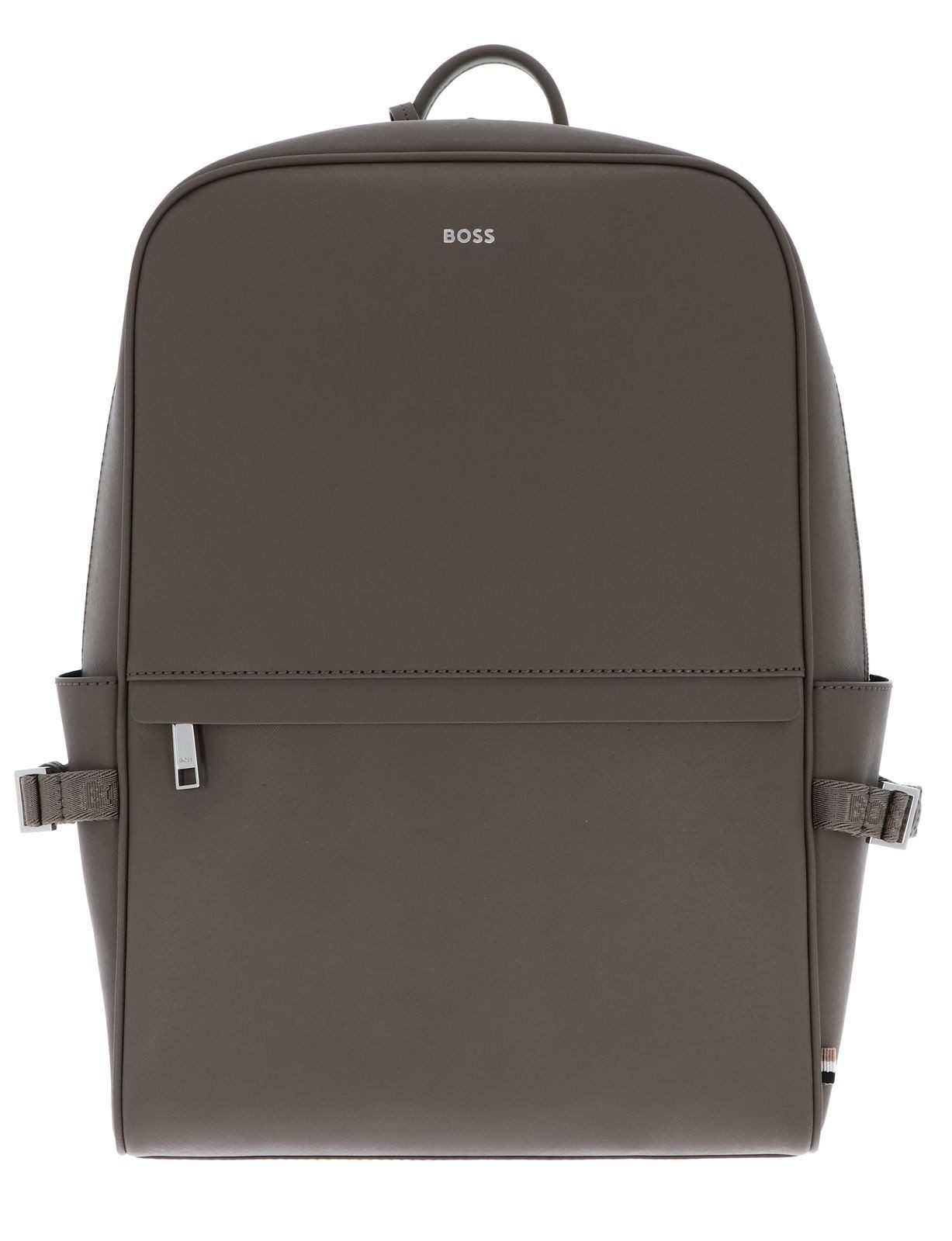 BOSS Rucksack Backpack, aus echtem Leder