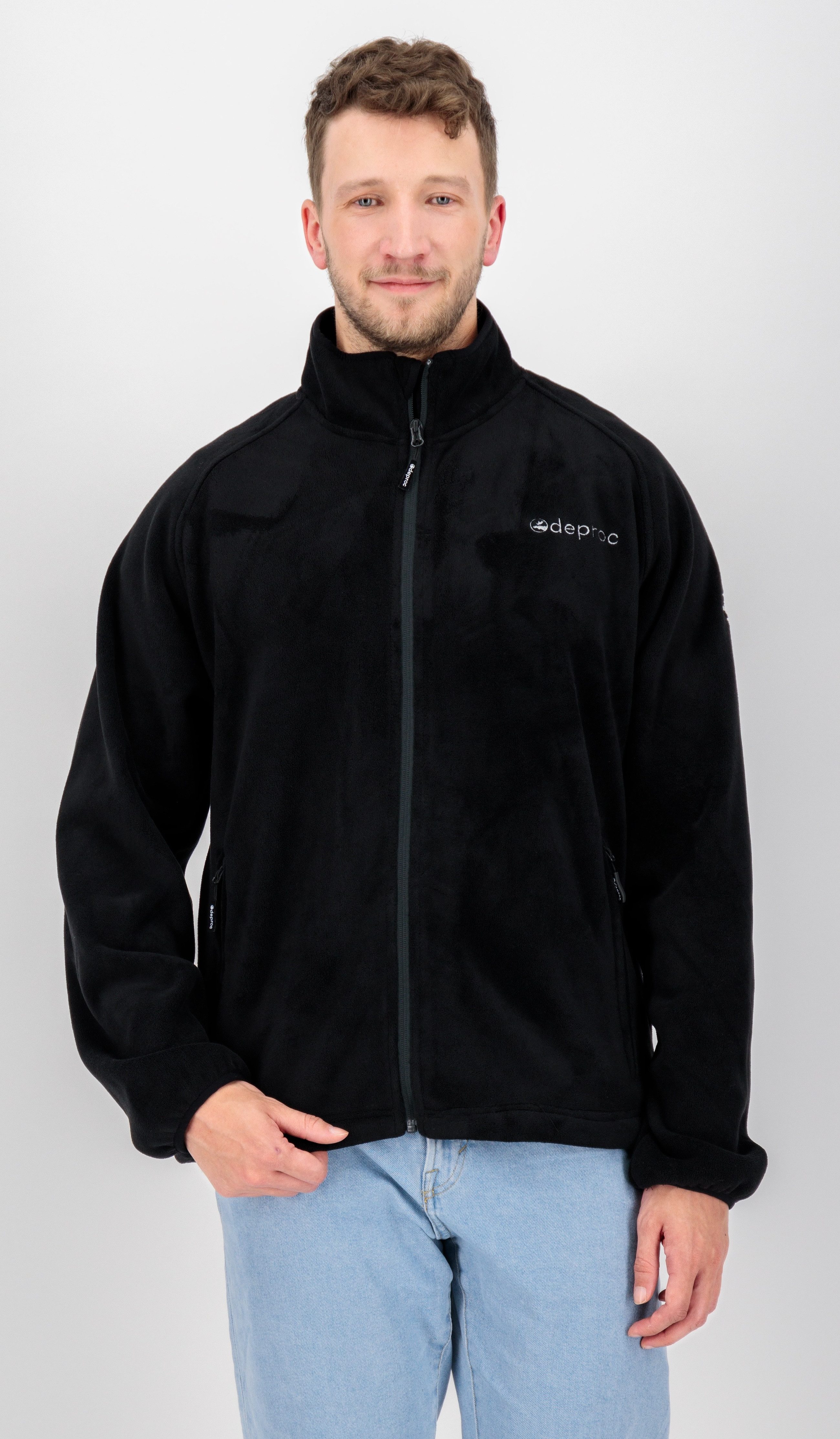 DEPROC Active Strickfleecejacke WAWA BAY Mid-Layer Strickfleece auch in großen Größen erhältlich