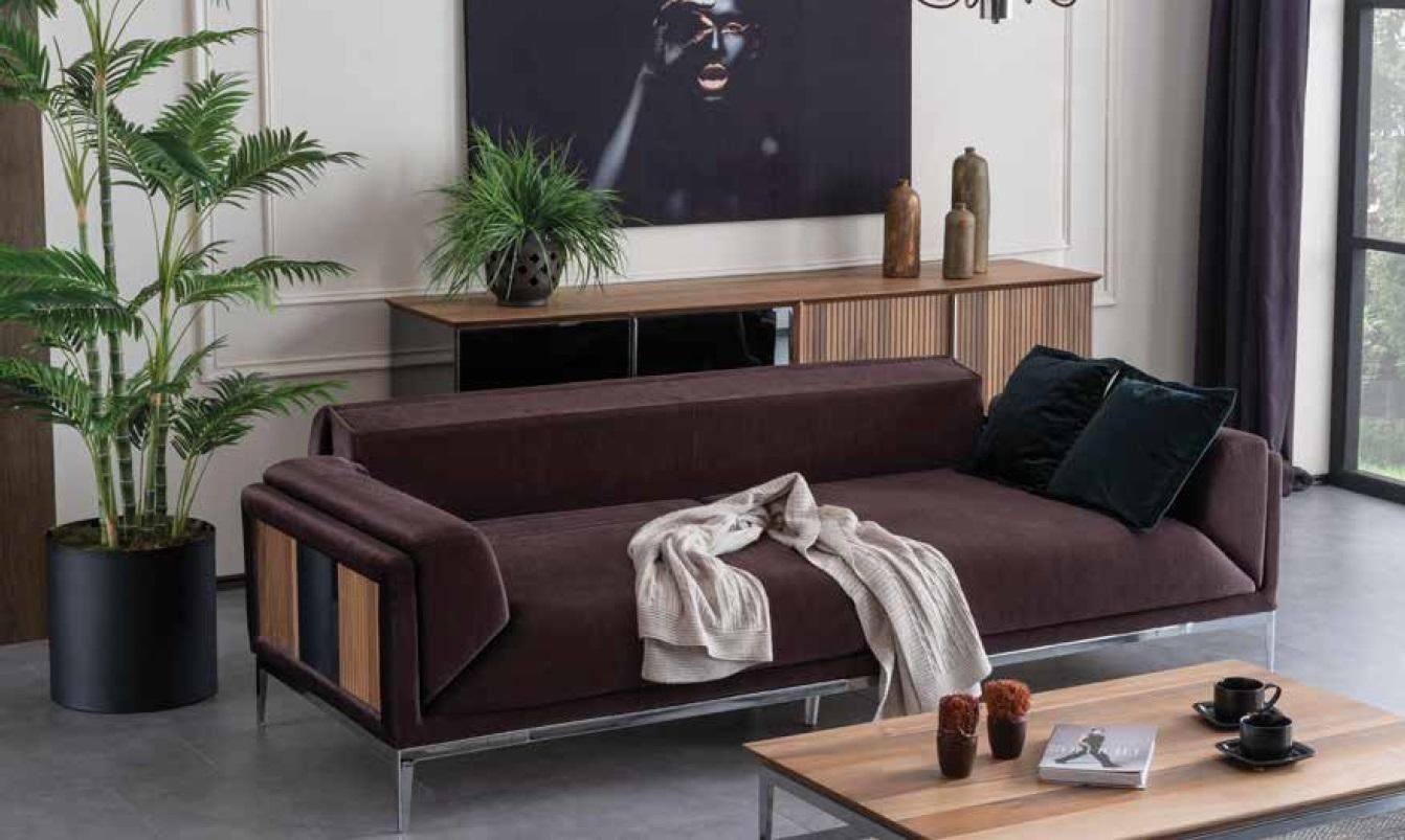 Sofas Made Couch Couchen JVmoebel xxl Big Möbel in Europe Dreisitzer Polster Stoff, Sofa