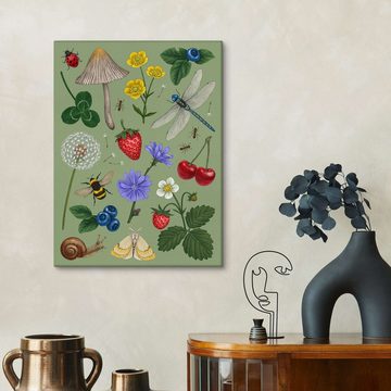 Posterlounge Leinwandbild Vasilisa Romanenko, Sommertage, Küche Natürlichkeit Illustration