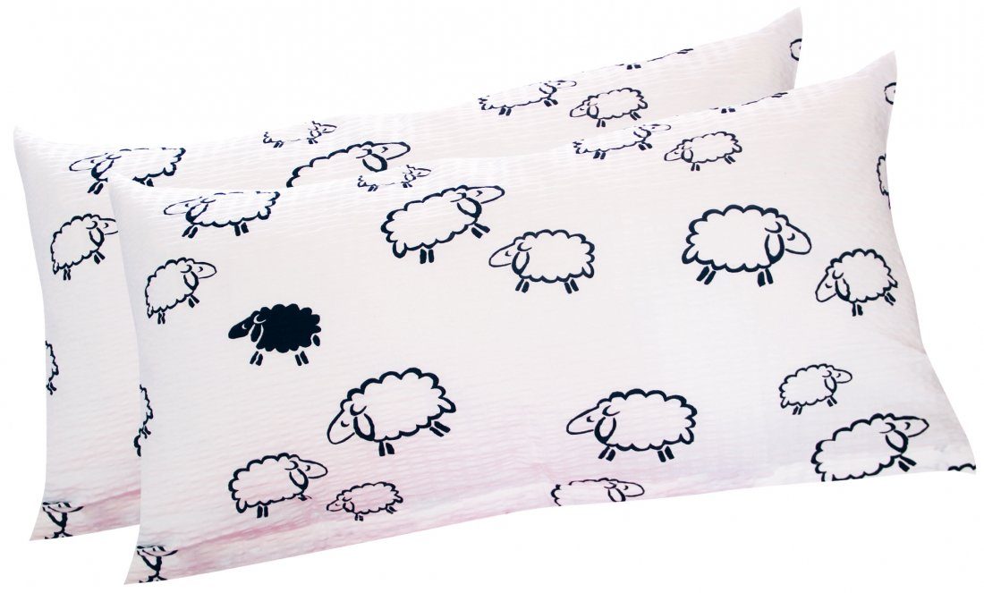 Heubergshop Kissenbezug, (2 Stück), Seersucker, 2er günstig online kaufen
