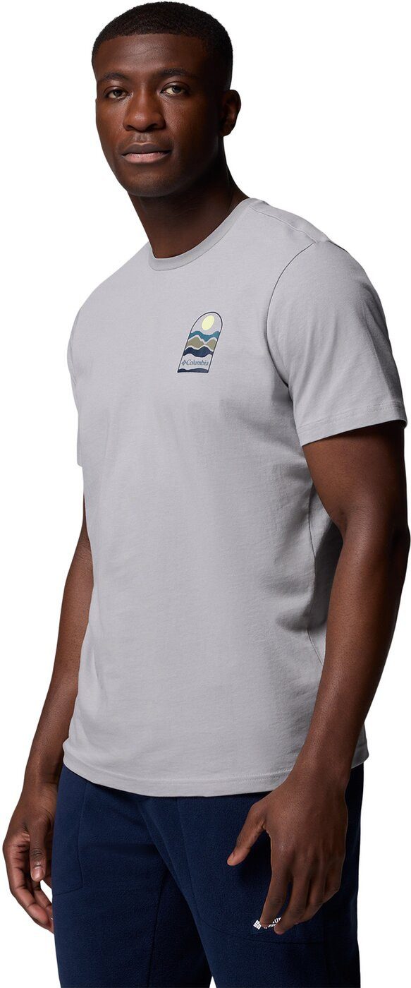 Columbia Funktionsshirt Explorers Canyon Back SS Tee COLUMBIA GREY, GET HIKED