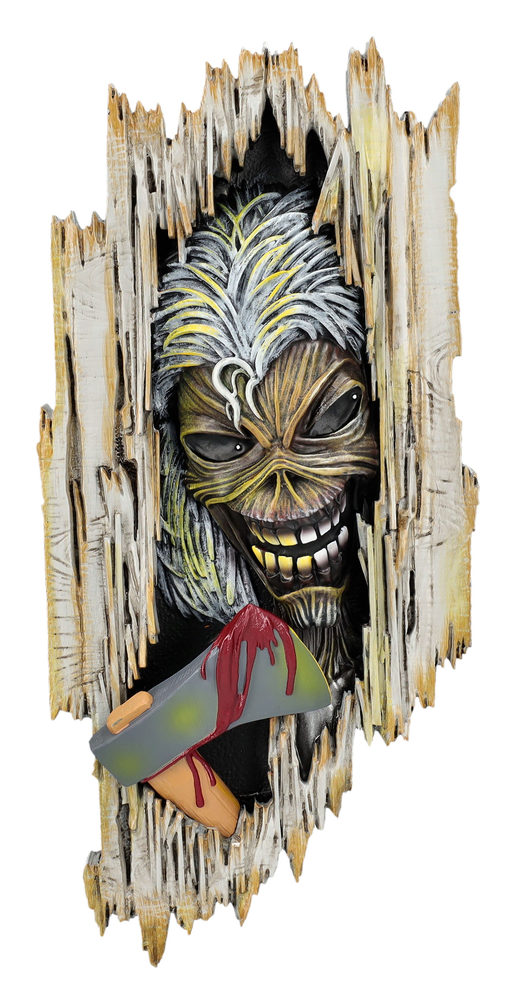 Figuren Shop GmbH Wanddekoobjekt Wandrelief Iron Maiden Eddie - Killers - Musik Merchandise Wanddeko