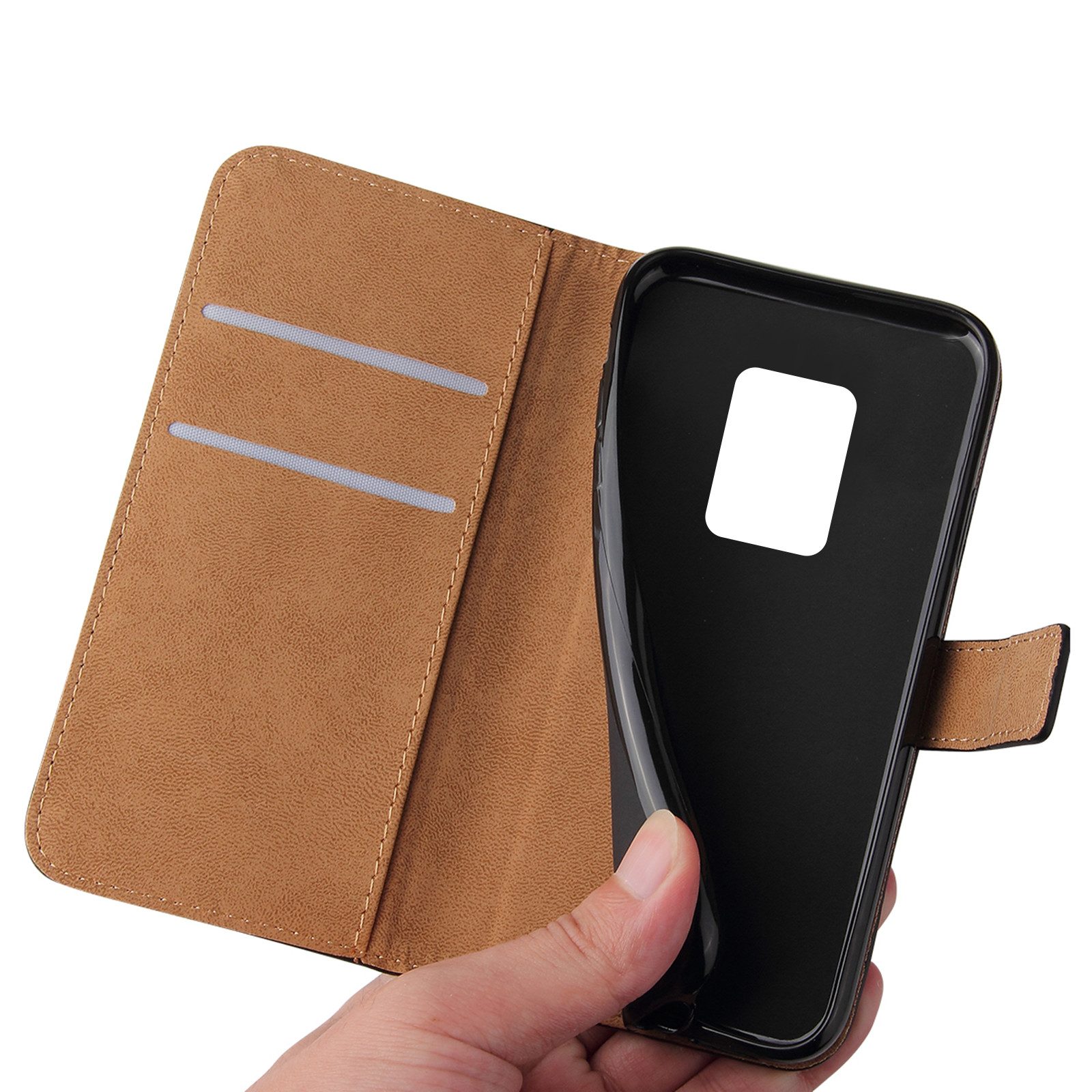 Tec-Expert Handyhülle Klapp Hülle für Huawei Mate 20 6.53 Zoll, 6.53, Flip Case für Huawei Mate 20