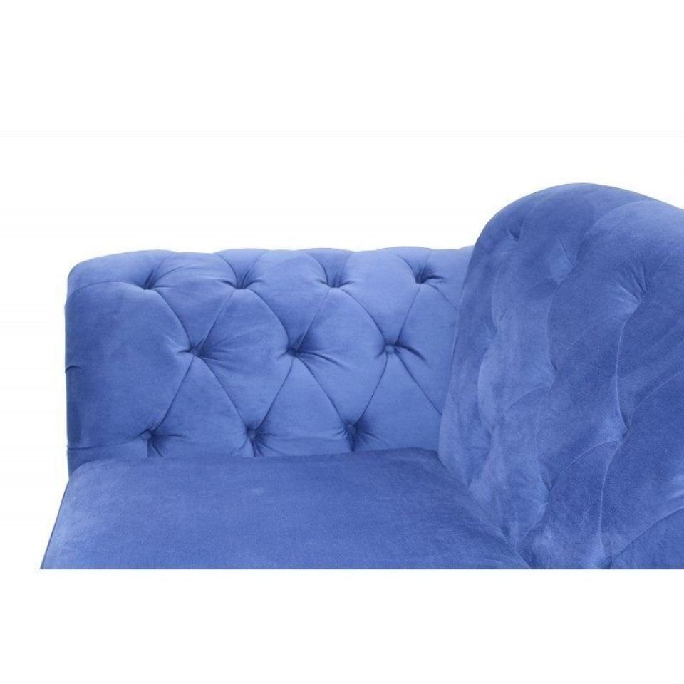 Chesterfield Möbel Moderner Neu, JVmoebel Sofa in Made Luxus Europe 3-Sitzer Dreisitzer Blauer