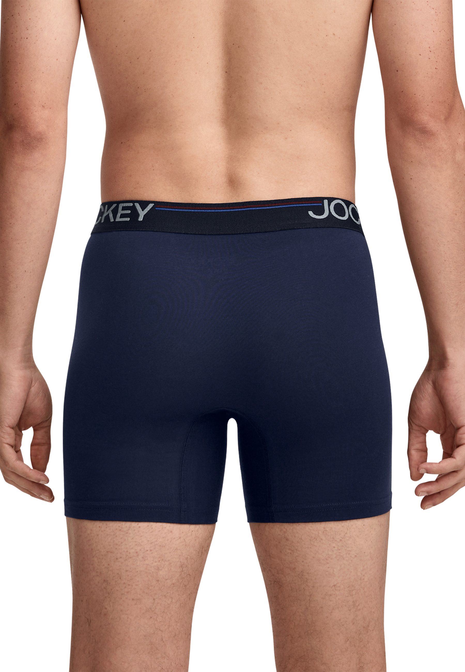 Jockey Langer Boxer Cotton Stretch (3er Pack) eng anliegend, hoher Tragekomfort – Bild 3 von 5