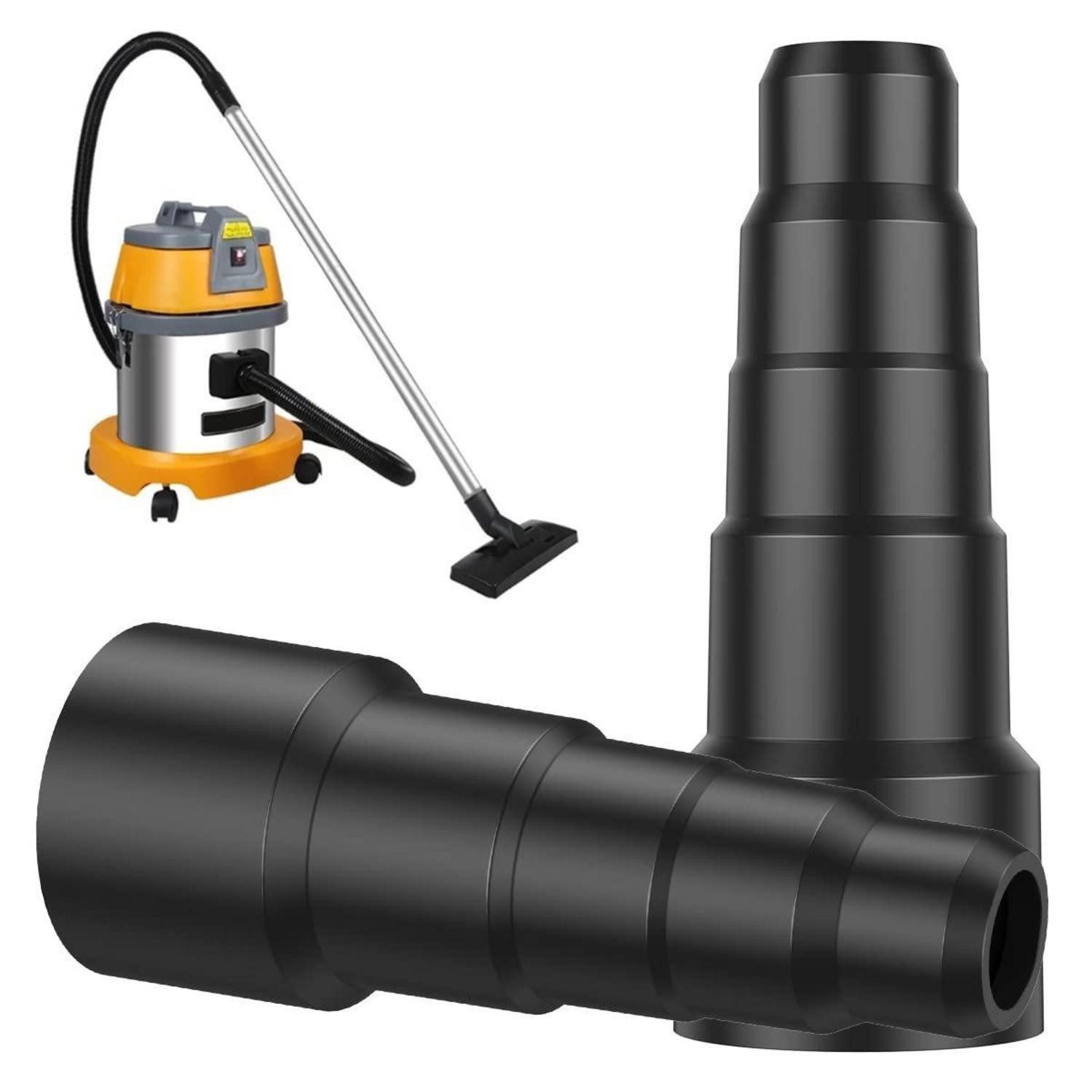 LuxusKollektion Universalbodendüse Staubsauger Adapter 23-50mm Schwarz 5 Größen PVC