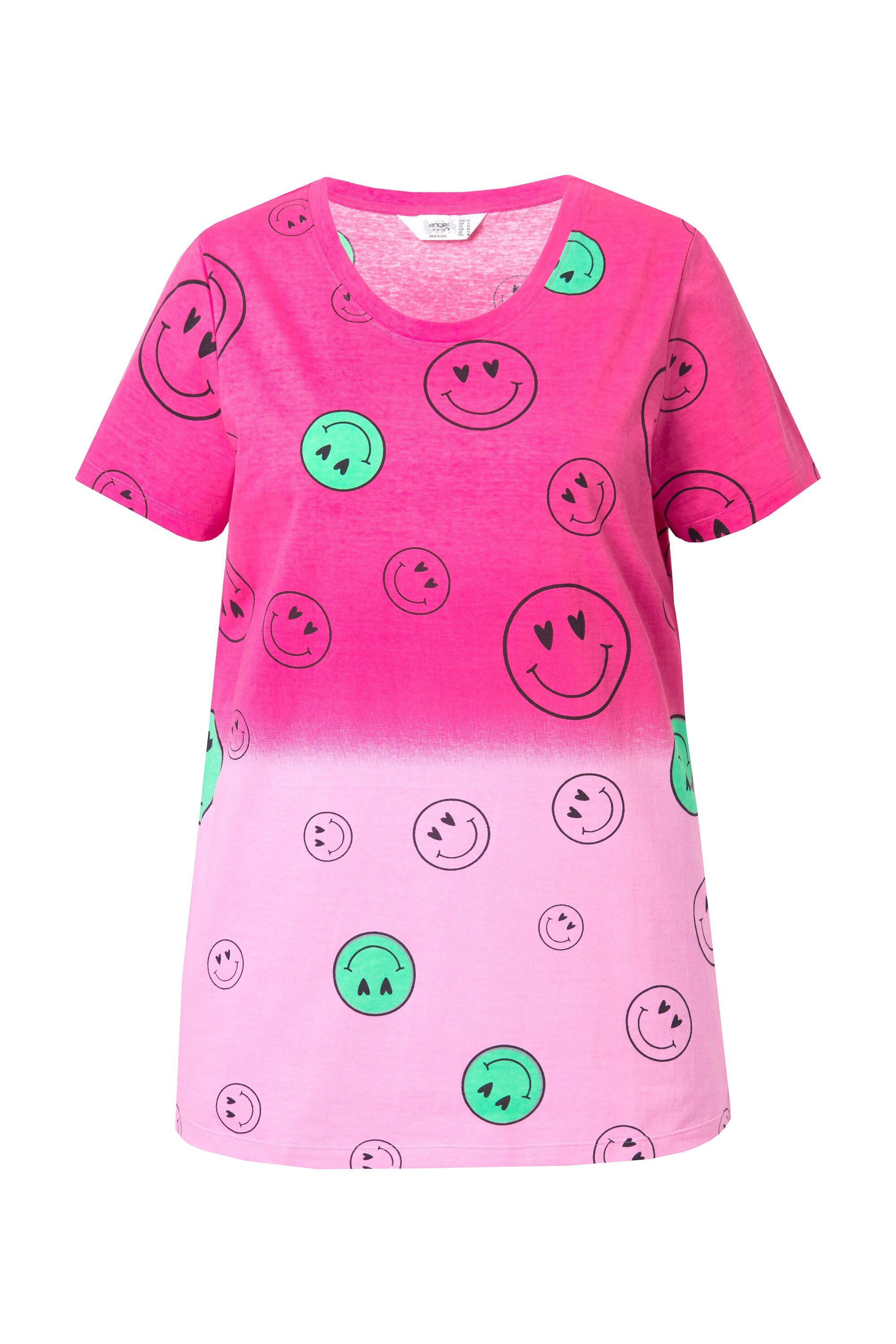 Angel of Style T-Shirt T-Shirt Smiley-Muster günstig online kaufen