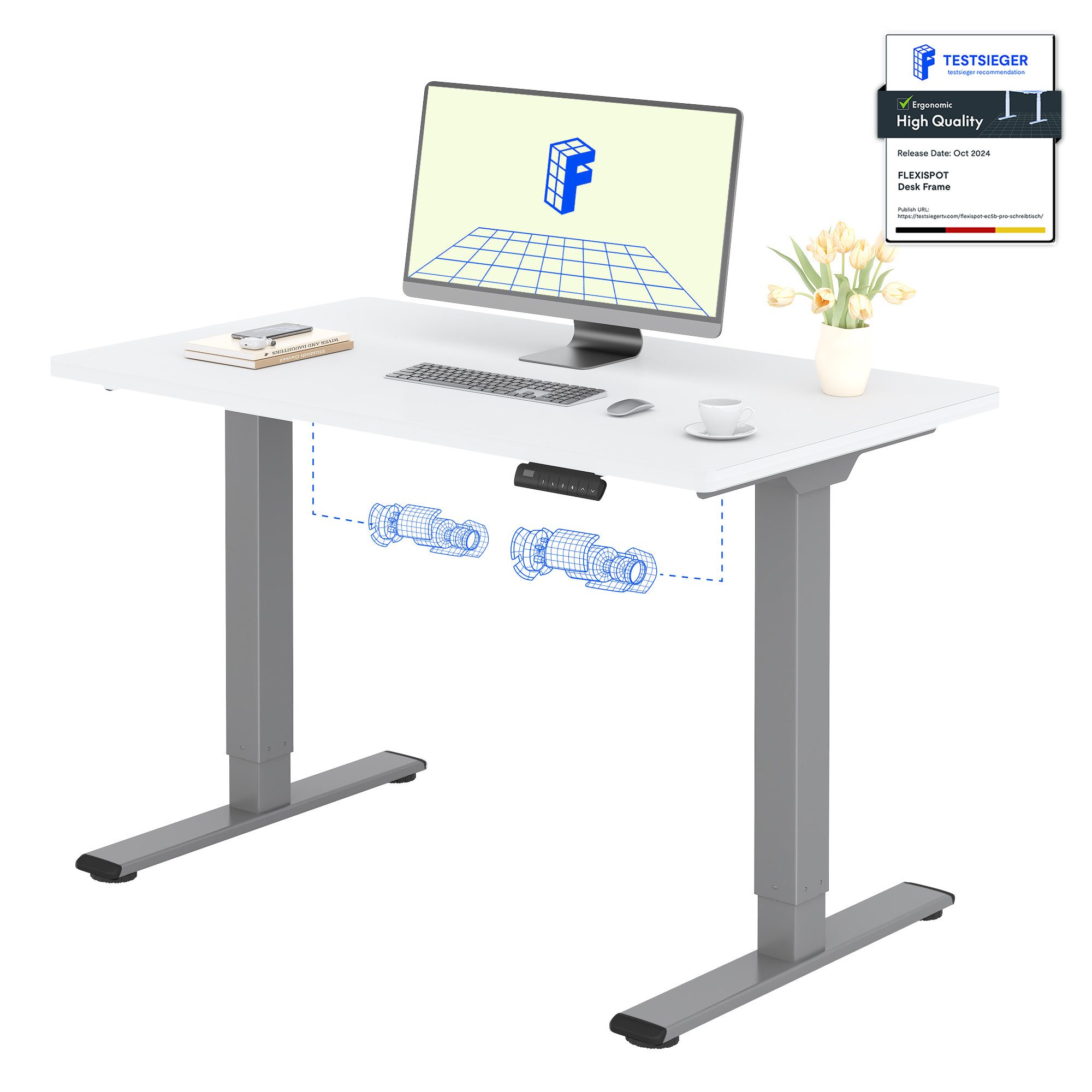 FLEXISPOT Schreibtisch Basic Plus Elektrisch höhenverstellbarer Schreibtisc günstig online kaufen