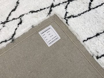 Orientteppich Handgemachter Teppich Orient Shaggy Handgetuftet, Wawa Teppich