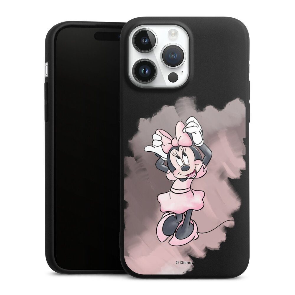 DeinDesign Handyhülle Mickey & Minnie Mouse Disney Motiv ohne Hintergrund, Apple iPhone 14 Pro Max Silikon Hülle Premium Case Handy Schutzhülle