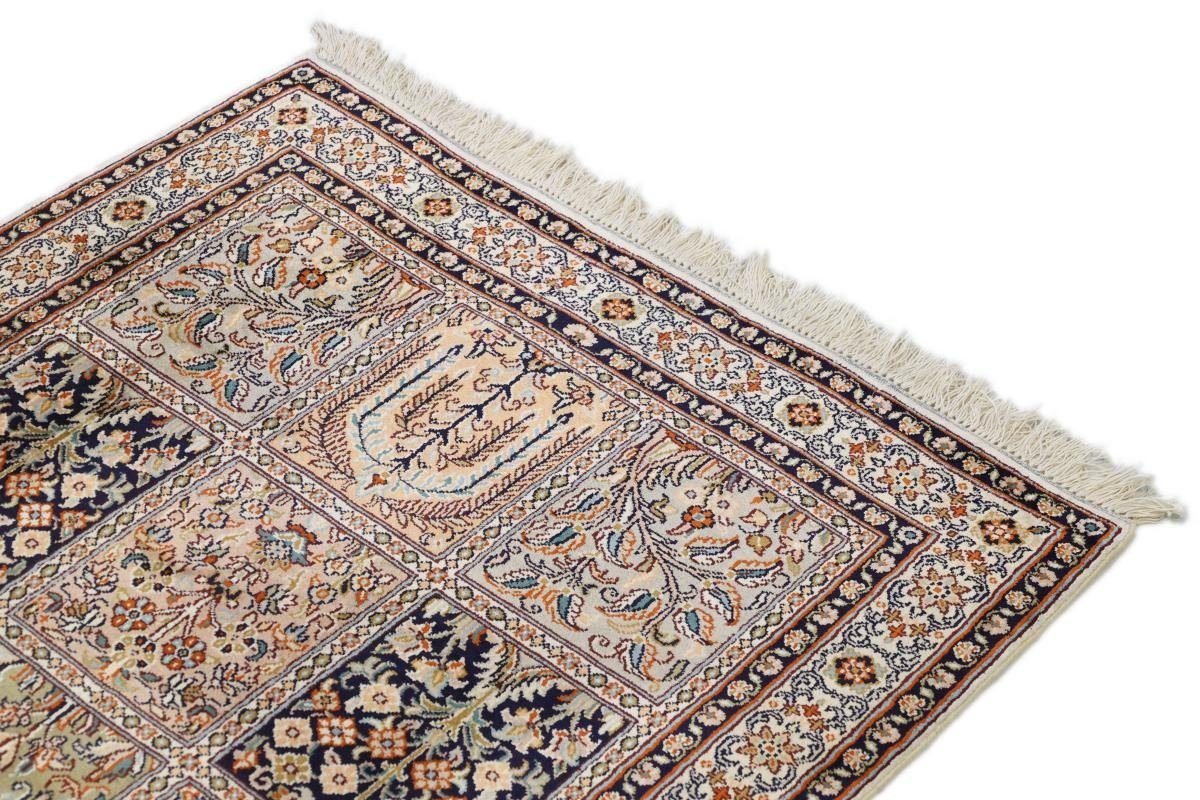Seidenteppich Kaschmir Orientteppich, Nain Handgeknüpfter rechteckig, 77x136 4 mm Höhe: Seide Trading